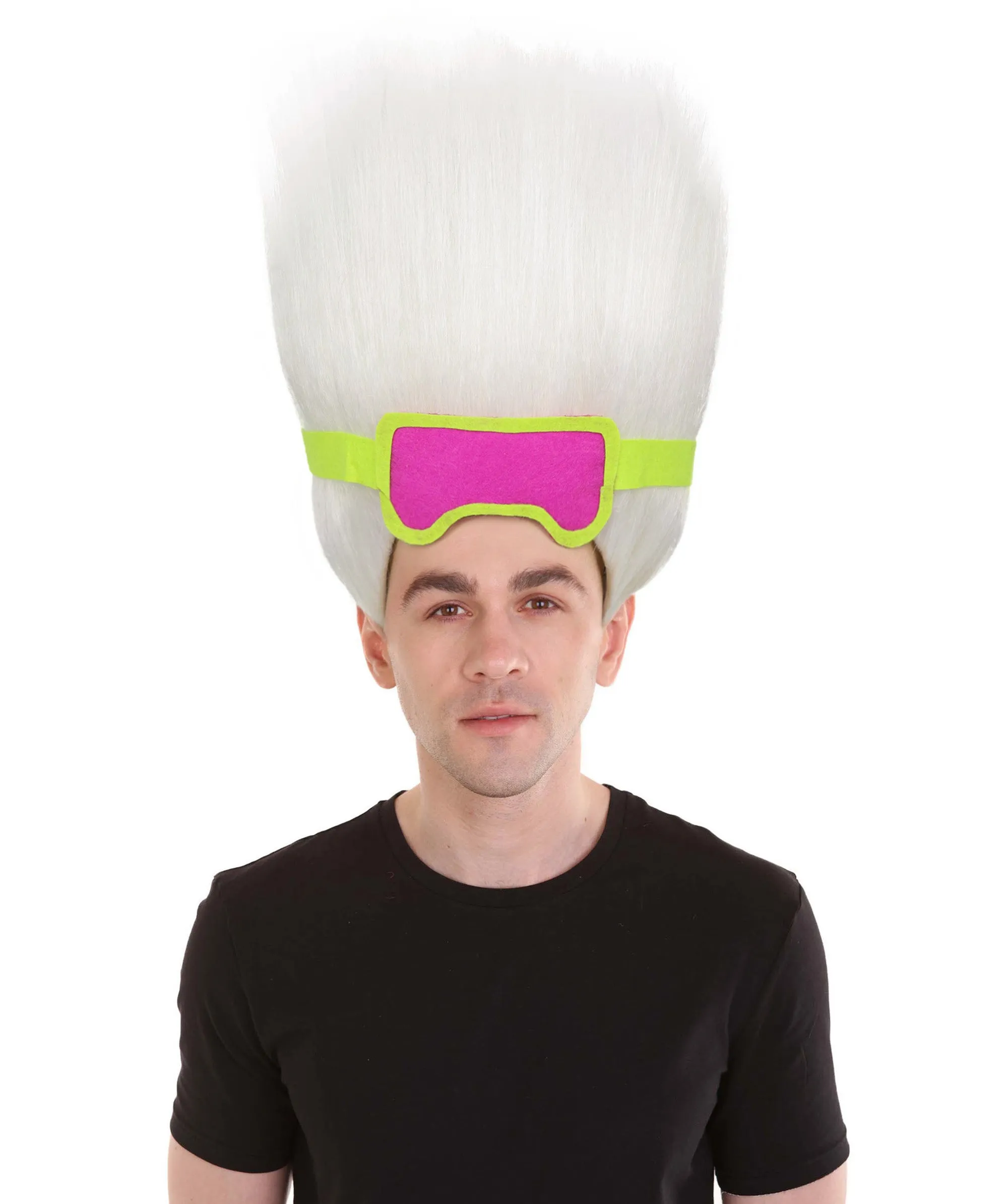 HPO Adult Men's Tv Musical Movie Troll Multiple Color Options  Spiky Wig I Cosplay Wig I Flame-retardant Synthetic Fiber