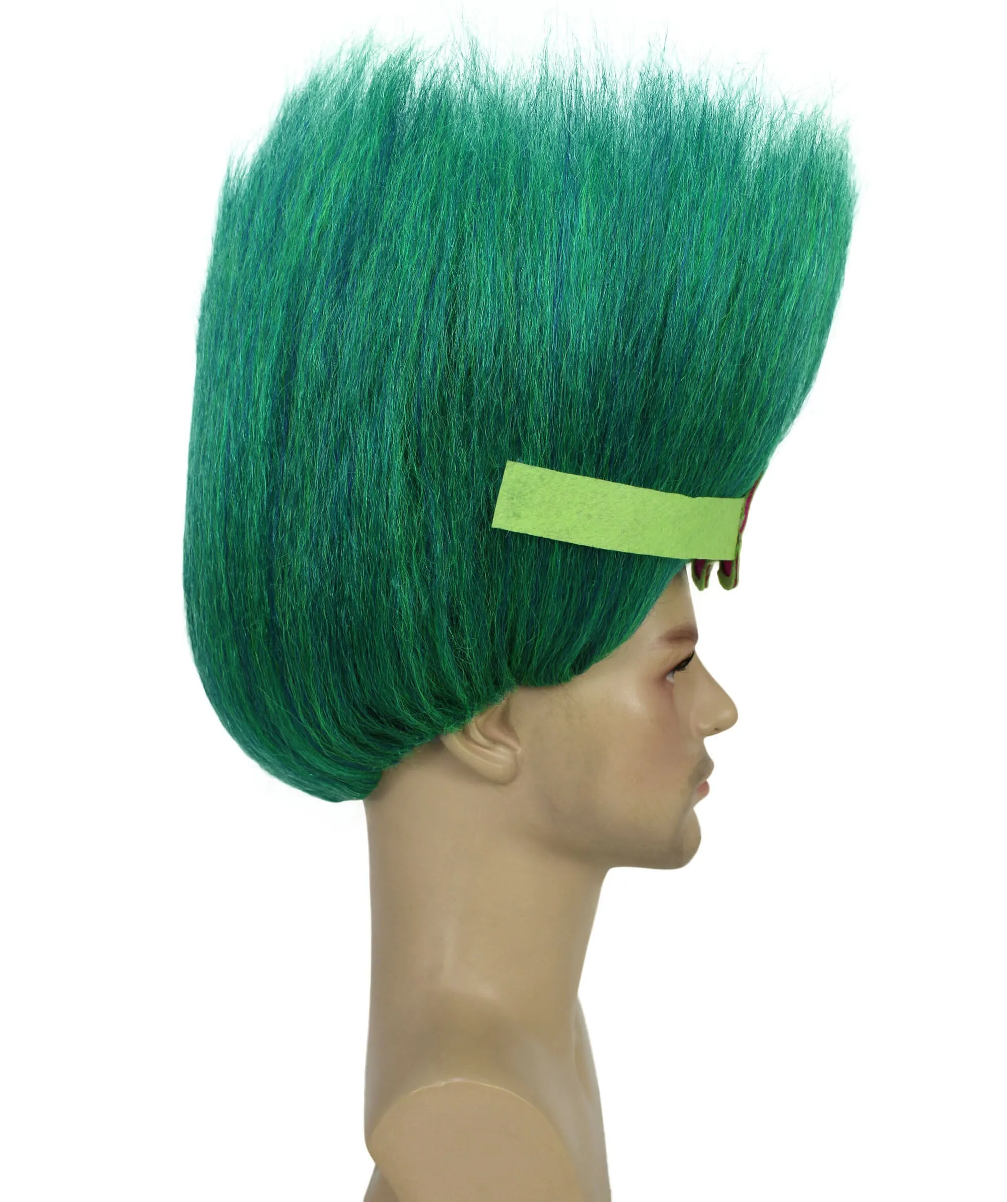 HPO Adult Men's Tv Musical Movie Troll Multiple Color Options  Spiky Wig I Cosplay Wig I Flame-retardant Synthetic Fiber