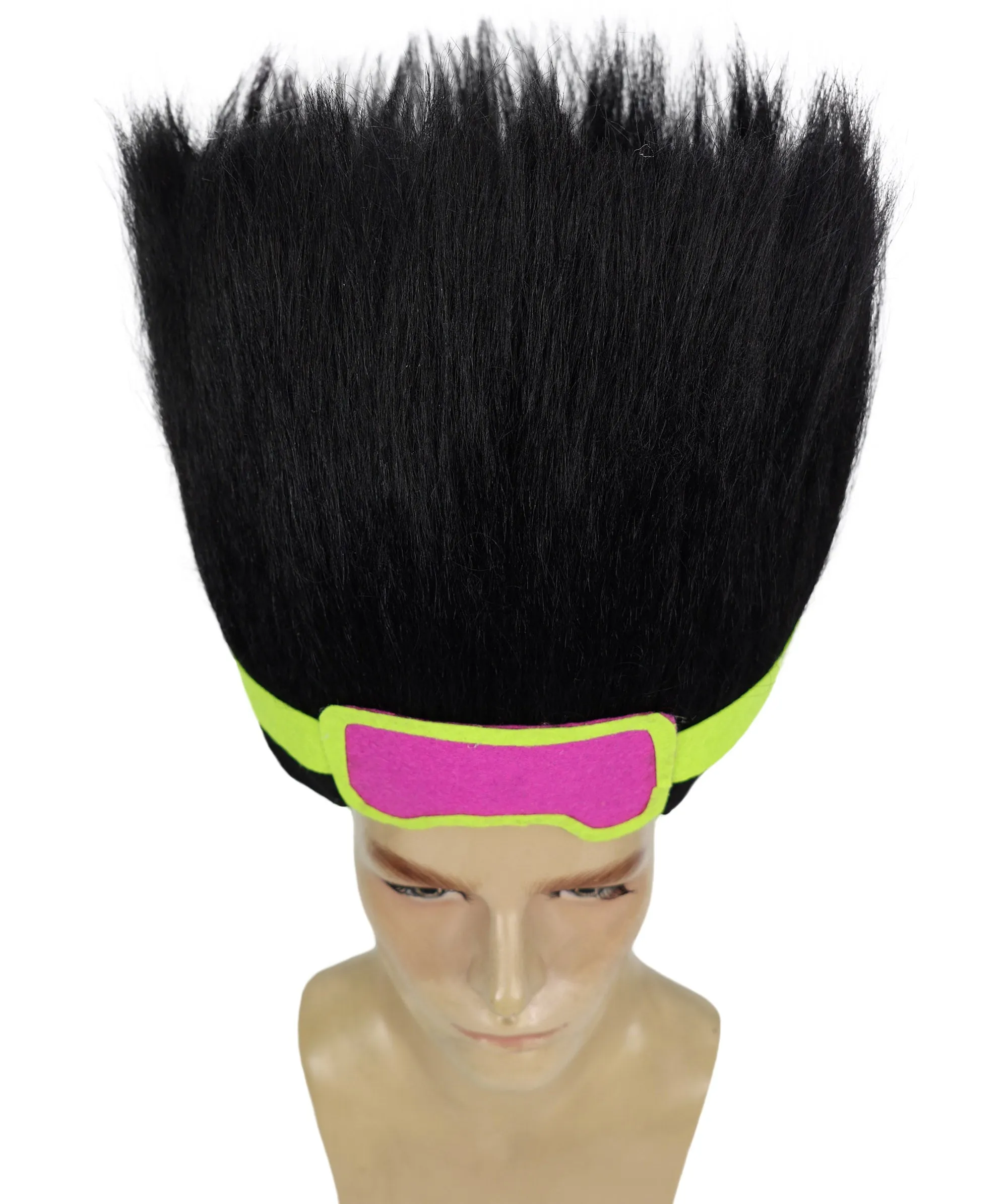 HPO Adult Men's Tv Musical Movie Troll Multiple Color Options  Spiky Wig I Cosplay Wig I Flame-retardant Synthetic Fiber