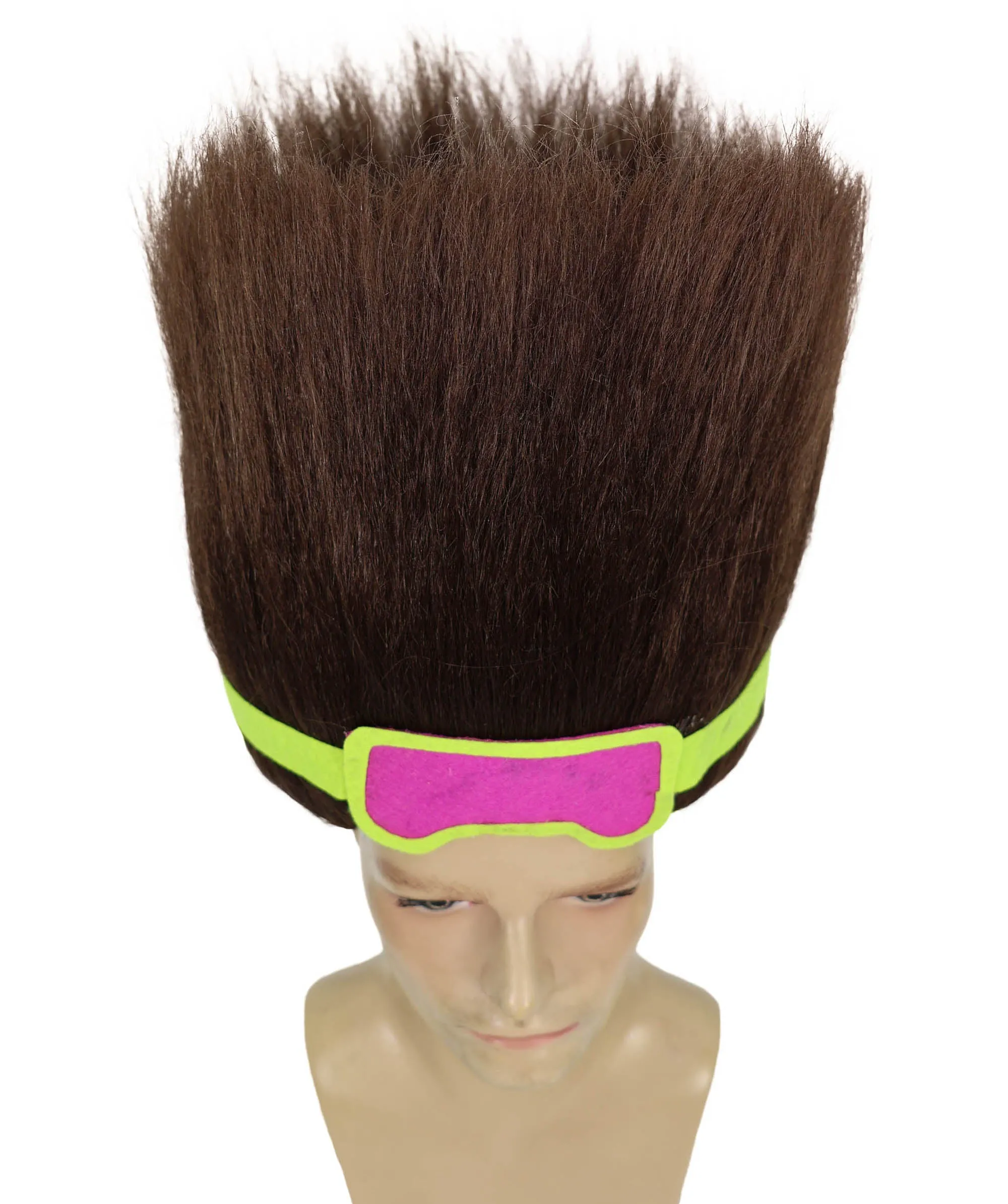 HPO Adult Men's Tv Musical Movie Troll Multiple Color Options  Spiky Wig I Cosplay Wig I Flame-retardant Synthetic Fiber