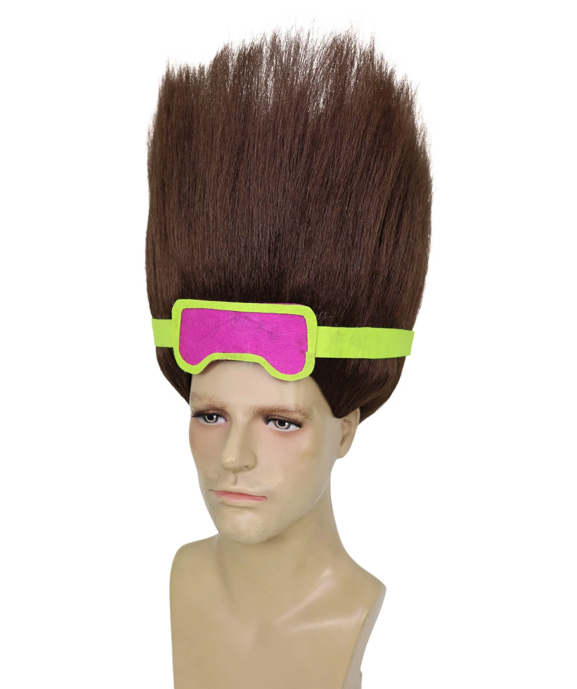 HPO Adult Men's Tv Musical Movie Troll Multiple Color Options  Spiky Wig I Cosplay Wig I Flame-retardant Synthetic Fiber