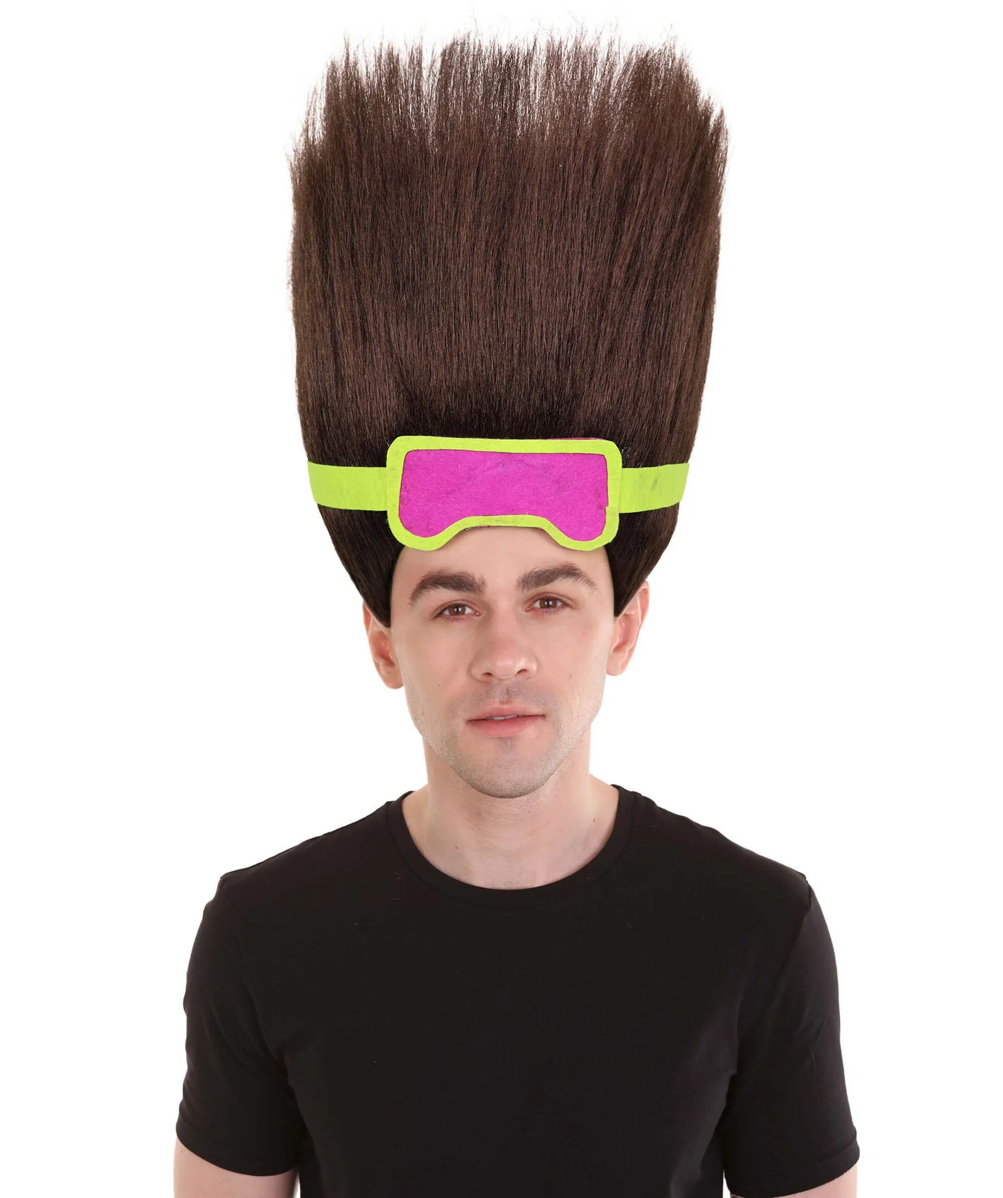 HPO Adult Men's Tv Musical Movie Troll Multiple Color Options  Spiky Wig I Cosplay Wig I Flame-retardant Synthetic Fiber