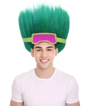 HPO Adult Men's Tv Musical Movie Troll Multiple Color Options  Spiky Wig I Cosplay Wig I Flame-retardant Synthetic Fiber