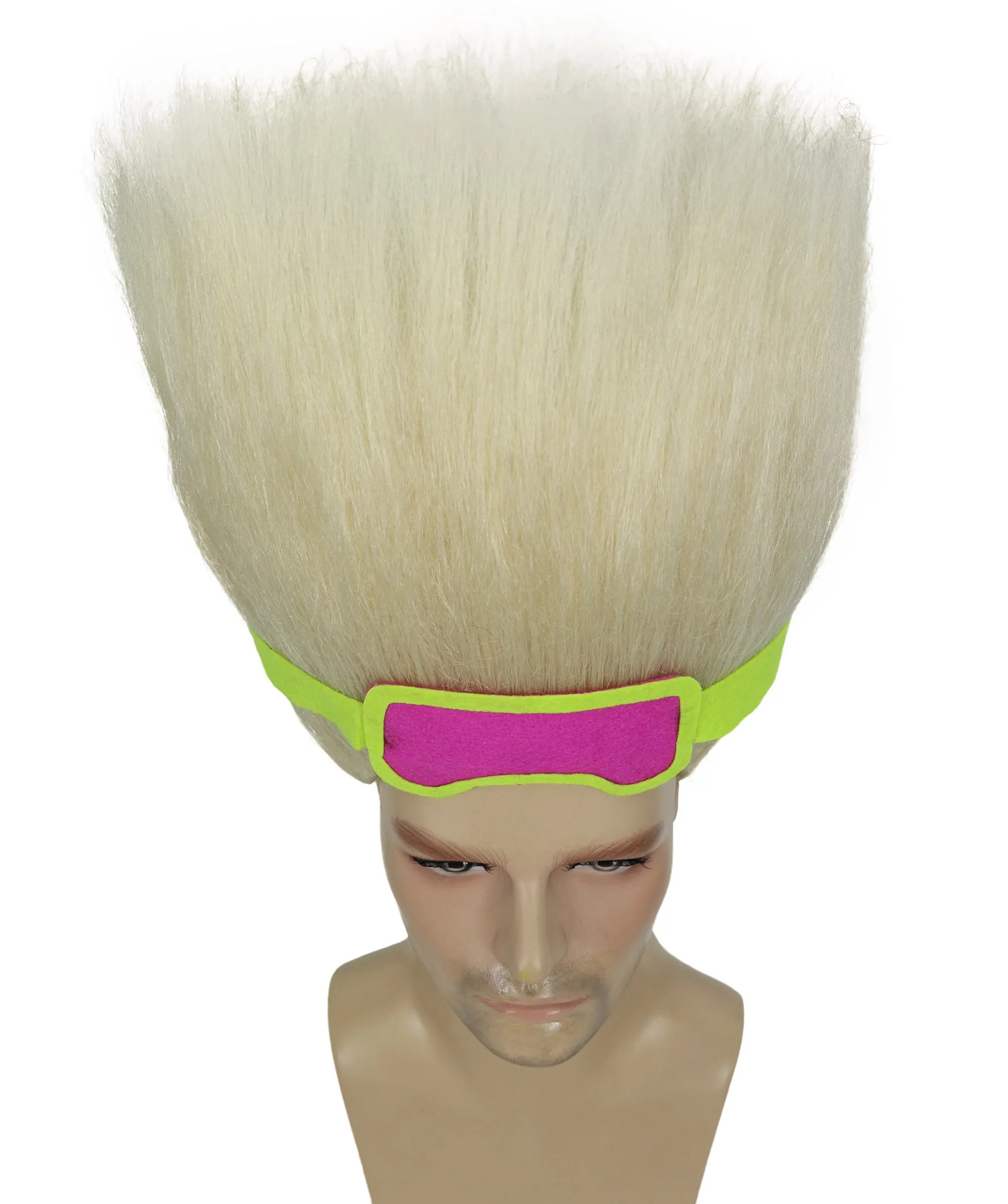 HPO Adult Men's Tv Musical Movie Troll Multiple Color Options  Spiky Wig I Cosplay Wig I Flame-retardant Synthetic Fiber