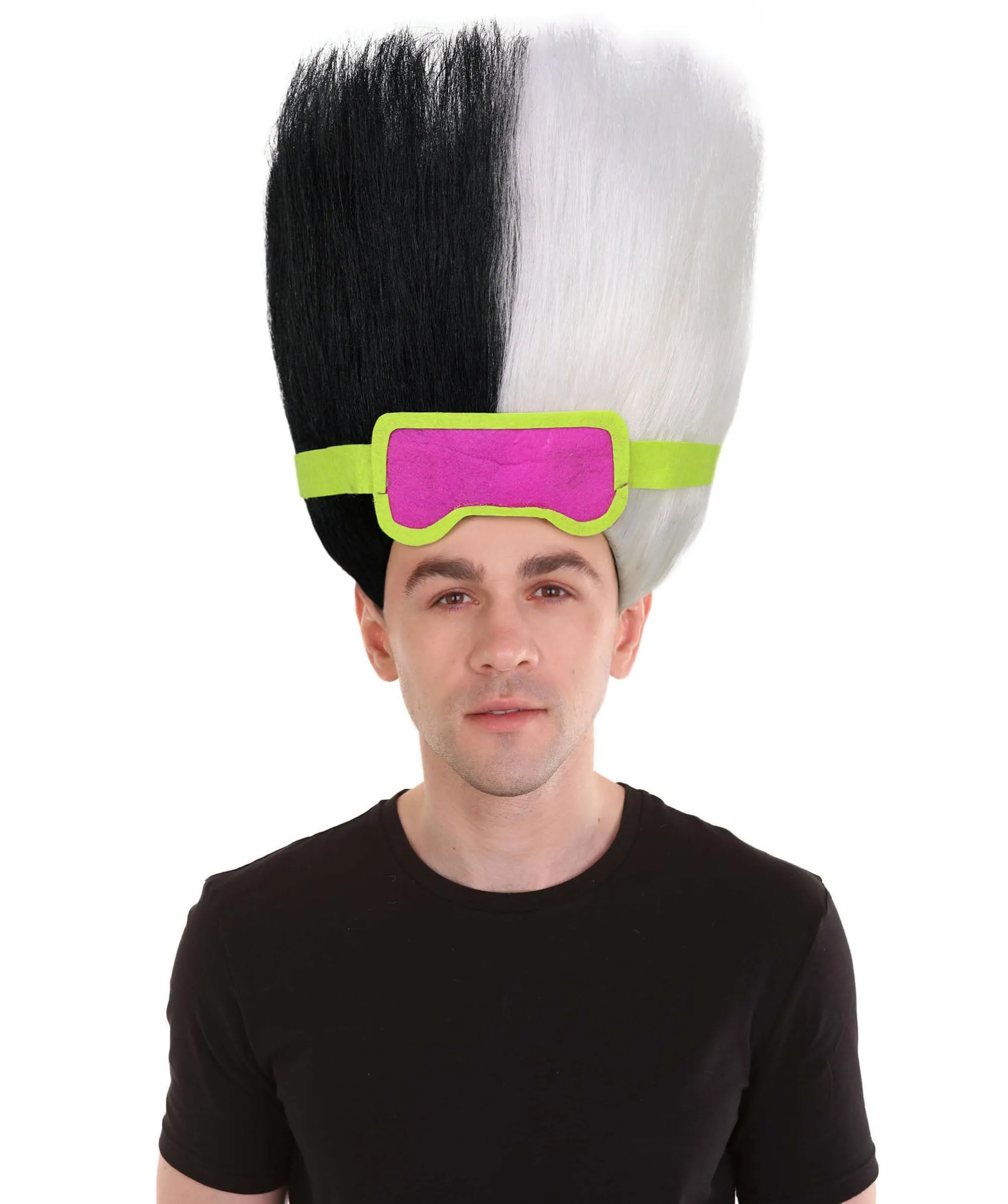 HPO Adult Men's Tv Musical Movie Troll Multiple Color Options  Spiky Wig I Cosplay Wig I Flame-retardant Synthetic Fiber