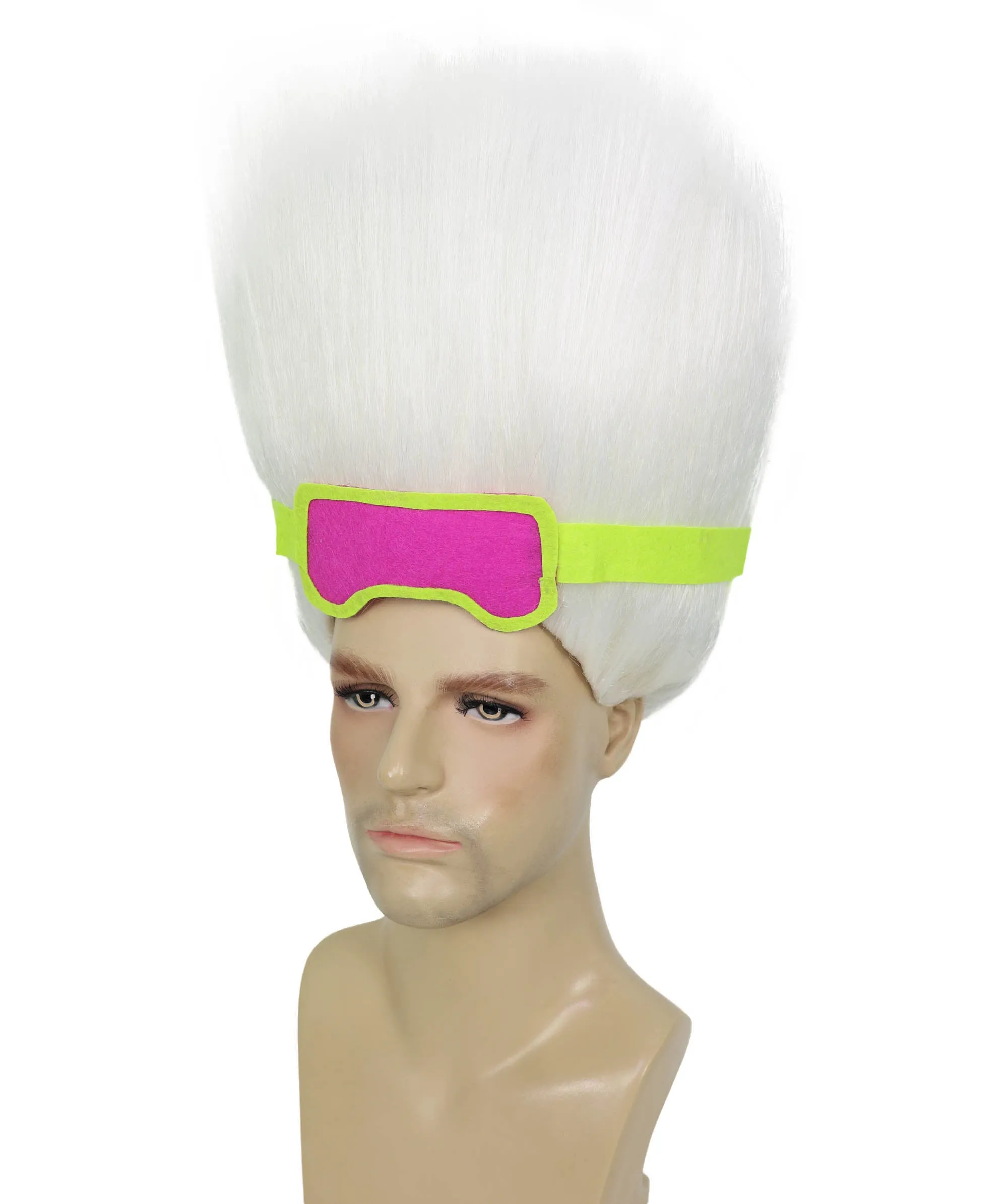 HPO Adult Men's Tv Musical Movie Troll Multiple Color Options  Spiky Wig I Cosplay Wig I Flame-retardant Synthetic Fiber