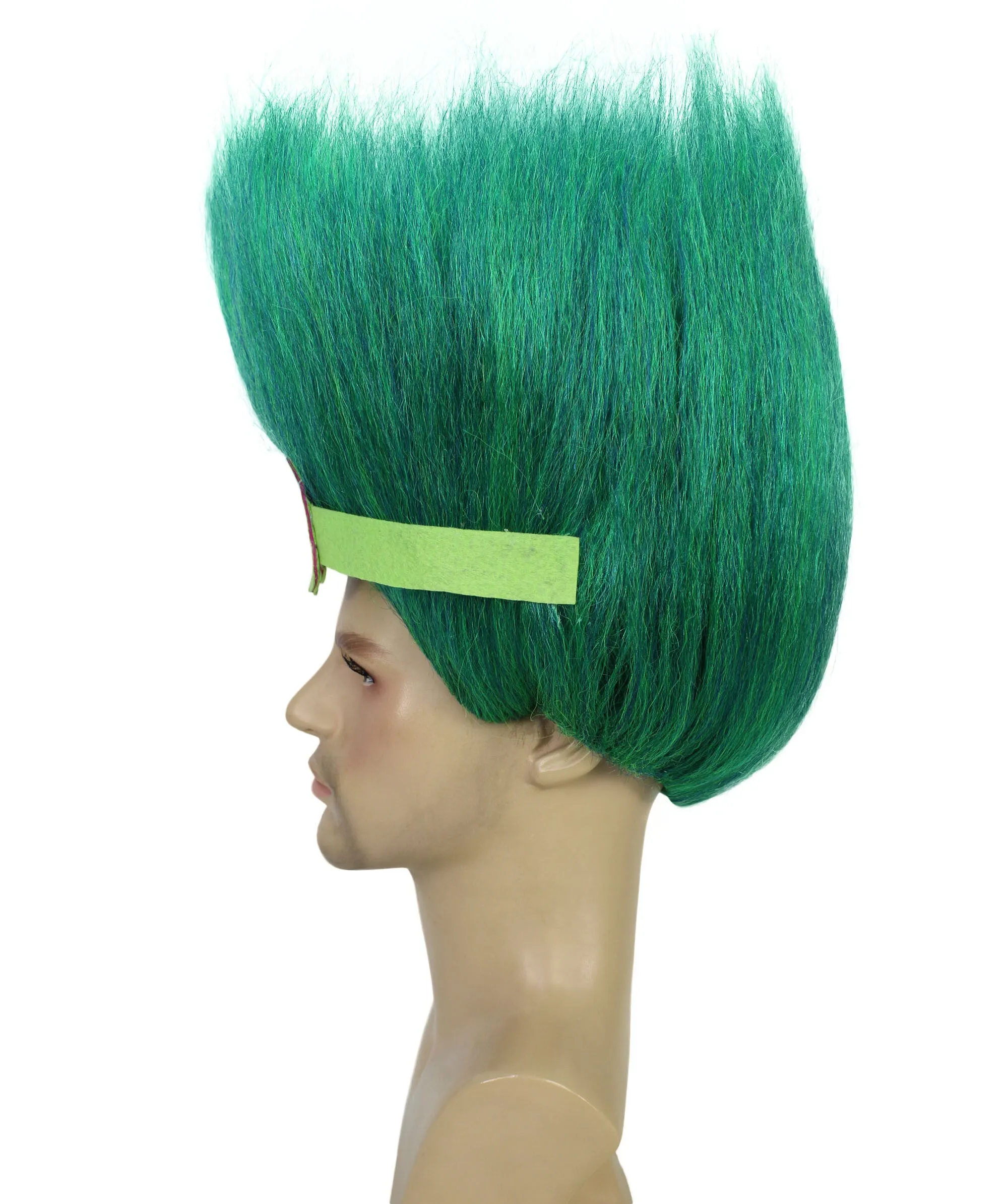 HPO Adult Men's Tv Musical Movie Troll Multiple Color Options  Spiky Wig I Cosplay Wig I Flame-retardant Synthetic Fiber