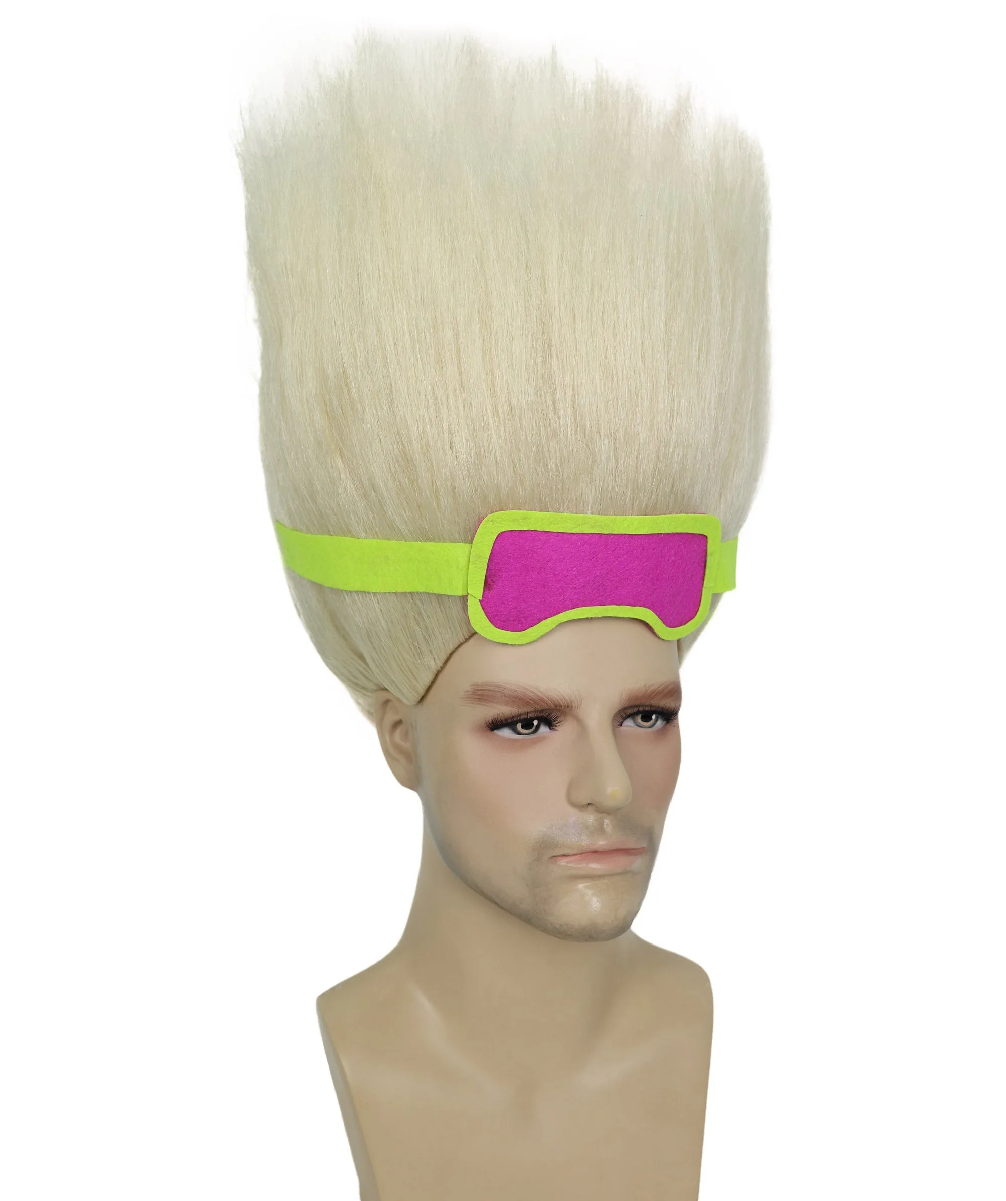 HPO Adult Men's Tv Musical Movie Troll Multiple Color Options  Spiky Wig I Cosplay Wig I Flame-retardant Synthetic Fiber