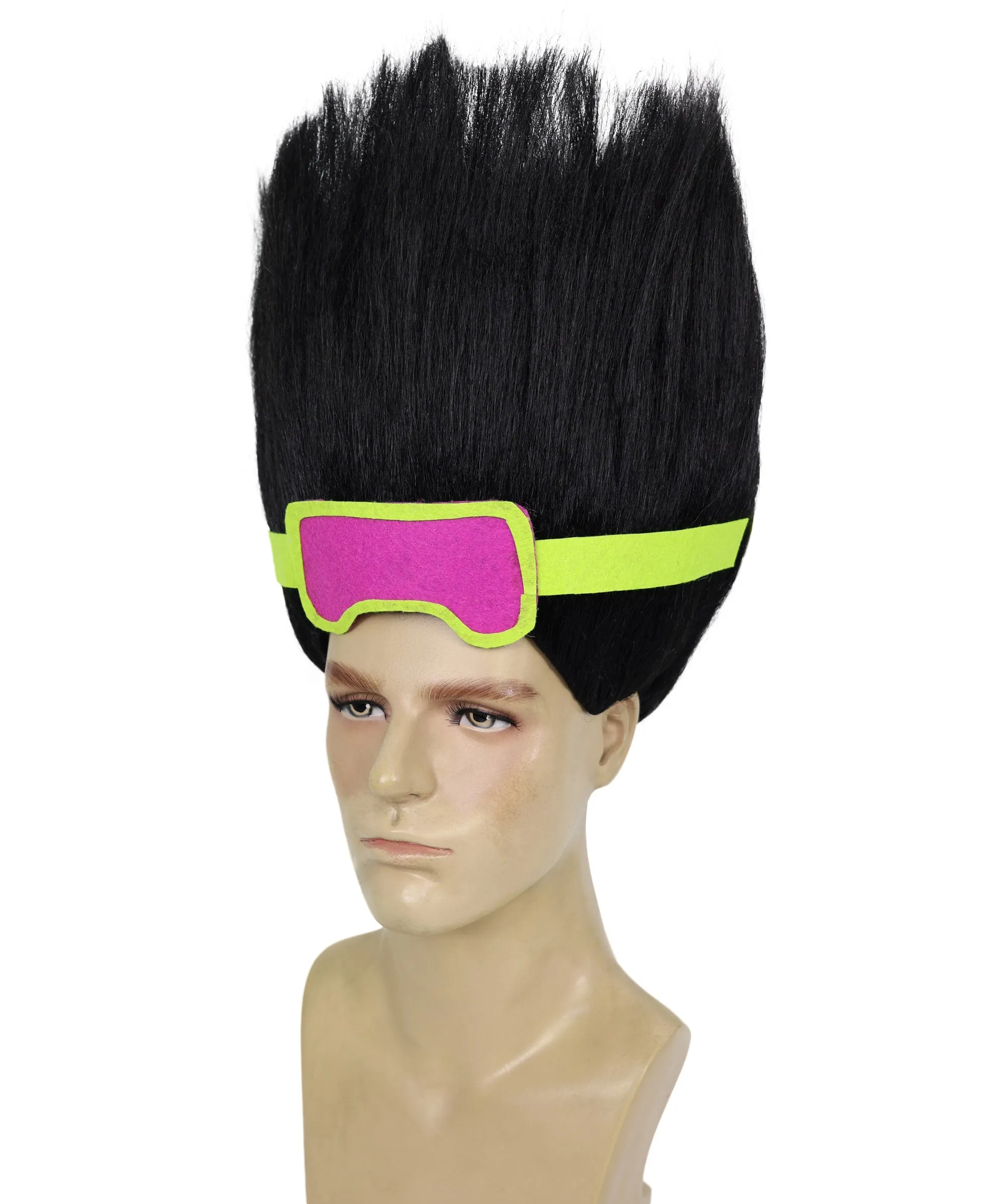 HPO Adult Men's Tv Musical Movie Troll Multiple Color Options  Spiky Wig I Cosplay Wig I Flame-retardant Synthetic Fiber