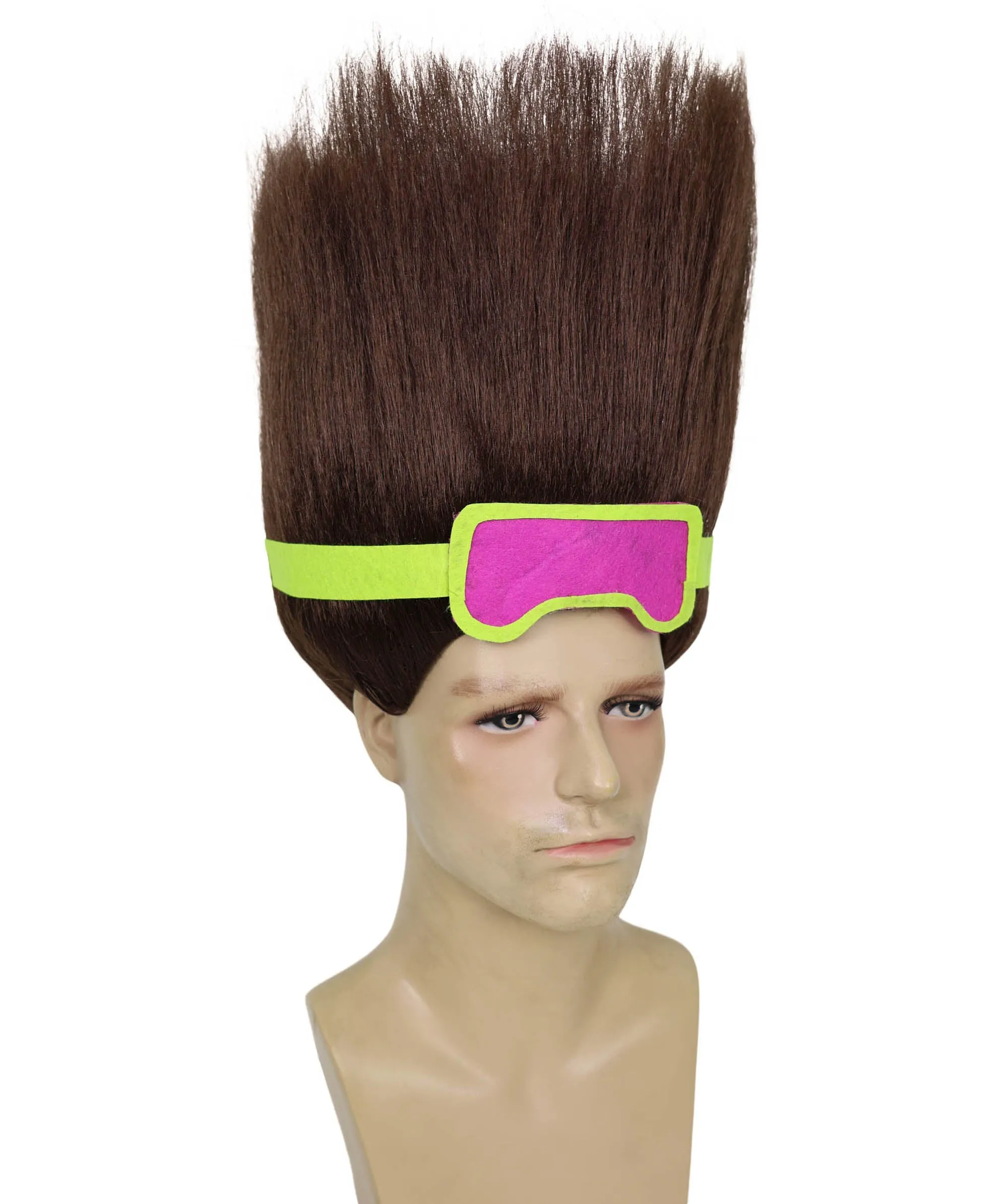 HPO Adult Men's Tv Musical Movie Troll Multiple Color Options  Spiky Wig I Cosplay Wig I Flame-retardant Synthetic Fiber