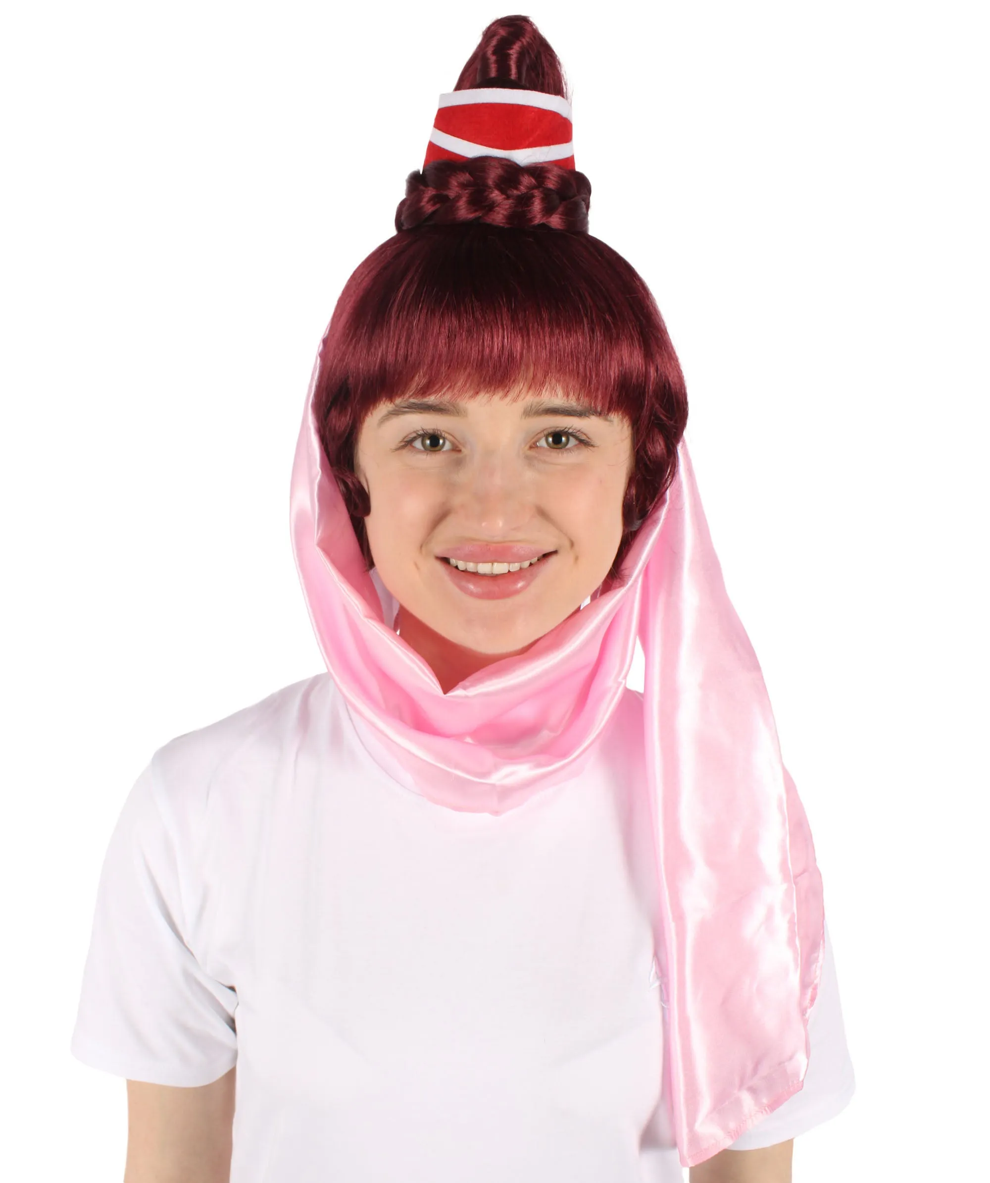 HPO Adult Women 60s American Sitcom Blond Genie Wig I Synthetic Soft Fiber Hair I Perfect for your next Halloween & Christmas Party Multiple Color Option