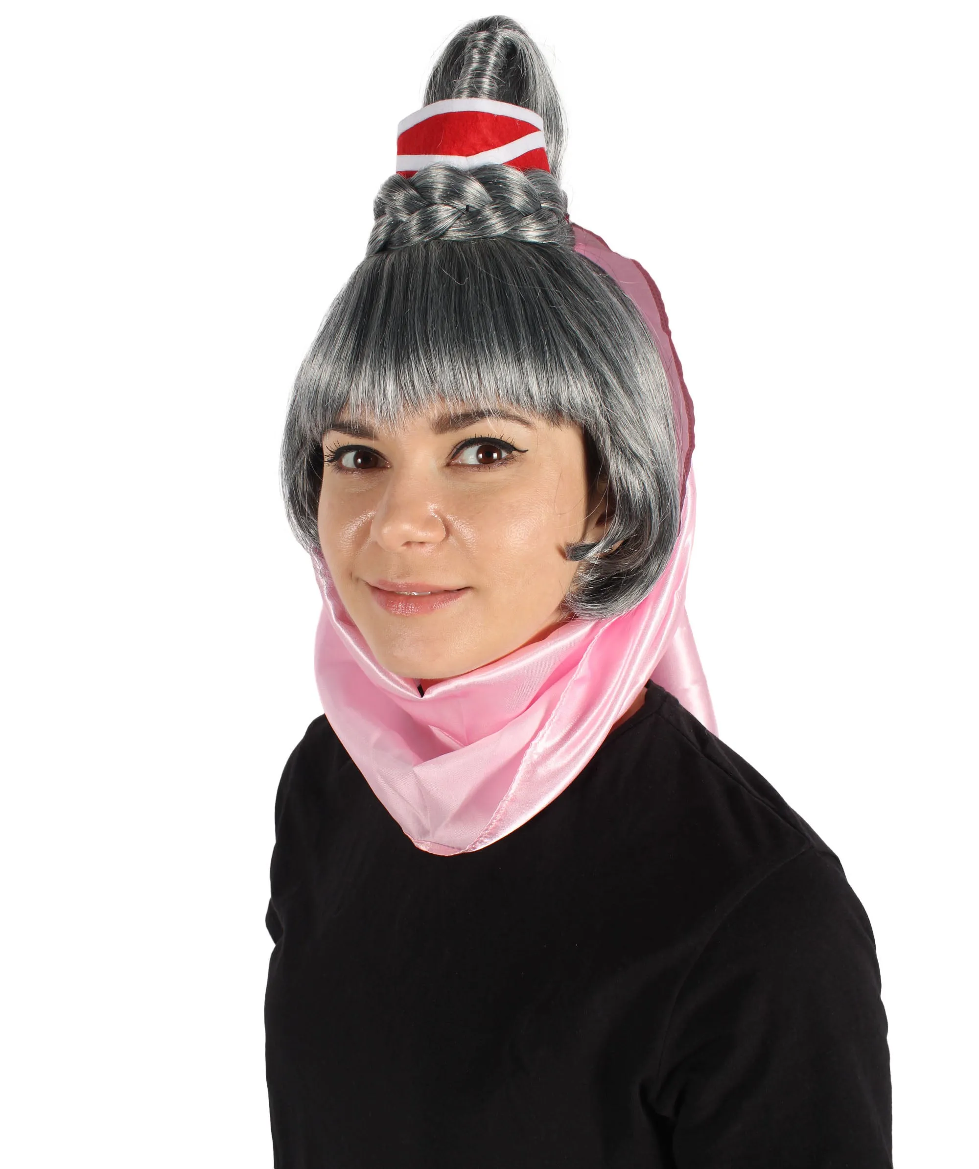 HPO Adult Women 60s American Sitcom Blond Genie Wig I Synthetic Soft Fiber Hair I Perfect for your next Halloween & Christmas Party Multiple Color Option
