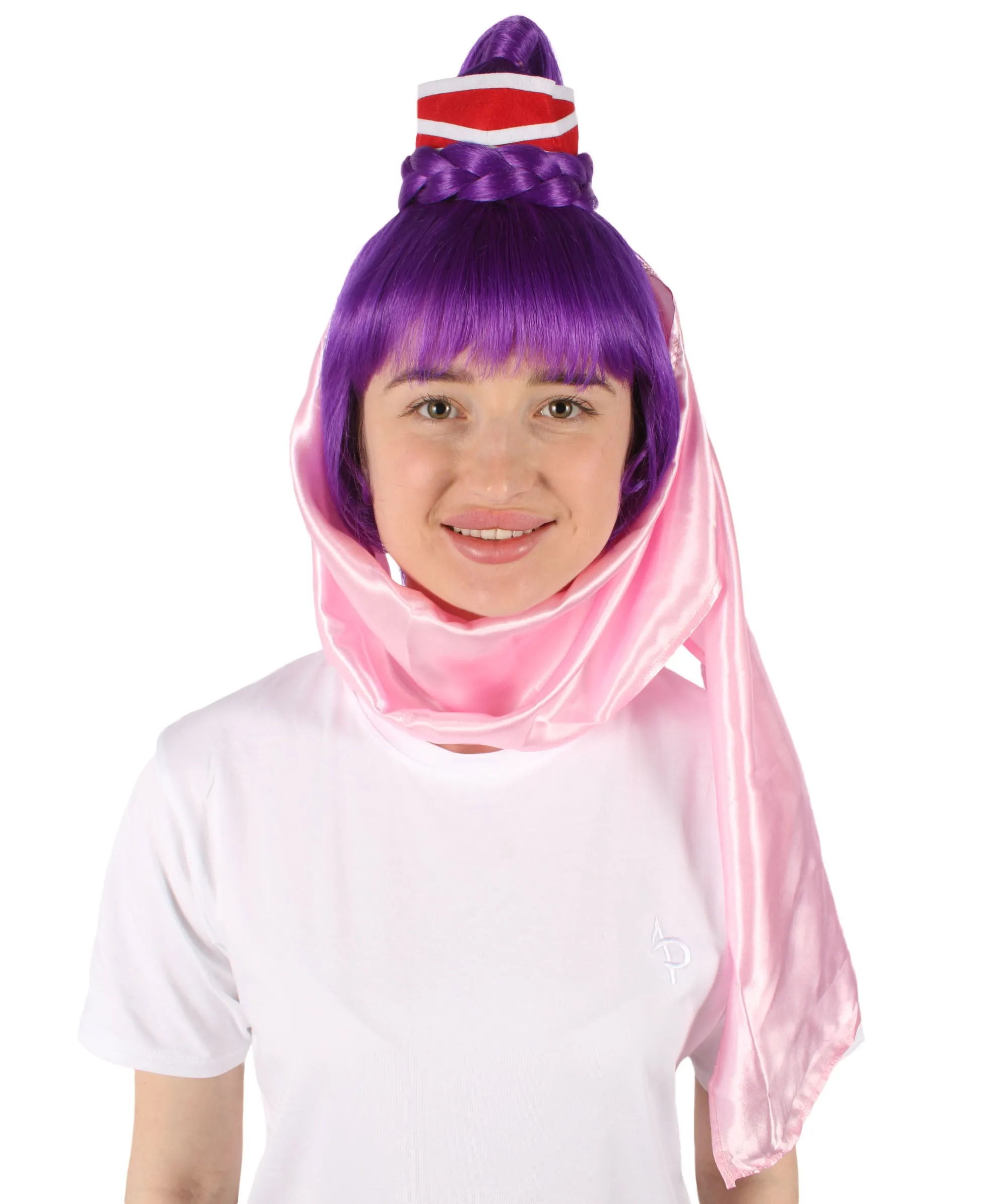 HPO Adult Women 60s American Sitcom Blond Genie Wig I Synthetic Soft Fiber Hair I Perfect for your next Halloween & Christmas Party Multiple Color Option