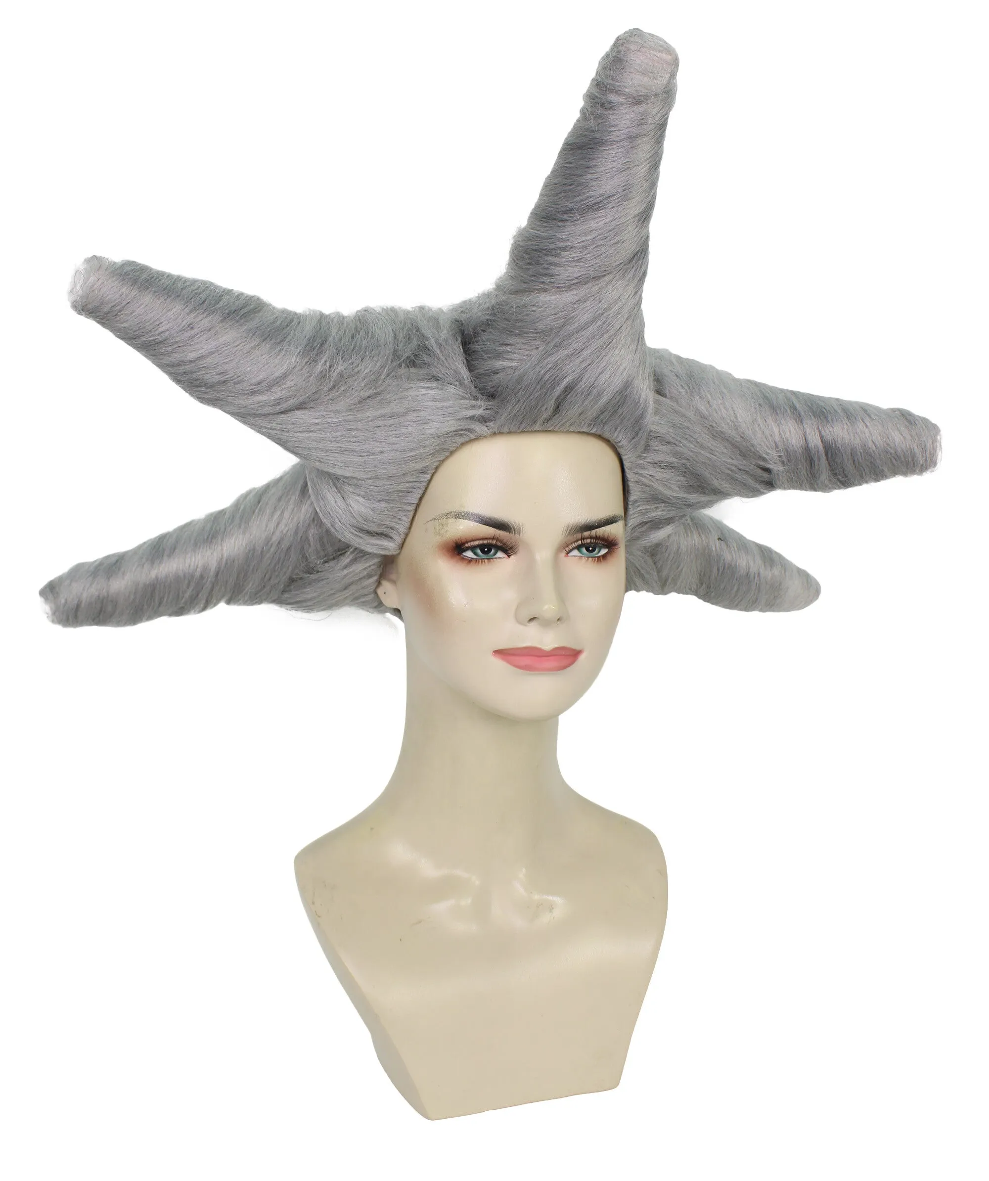 HPO Adult Women's Dramatic Star Shaped Drag Wig I Multiple Color Options I Flame-retardant Synthetic Fiber