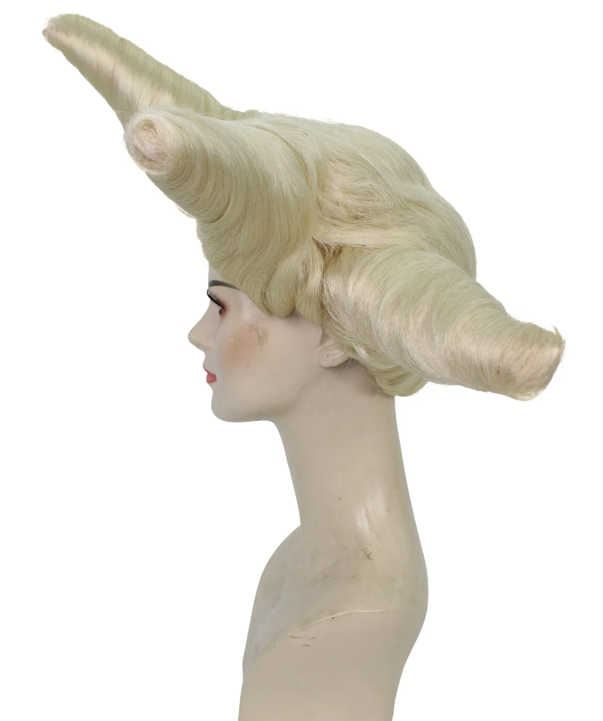 HPO Adult Women's Dramatic Star Shaped Drag Wig I Multiple Color Options I Flame-retardant Synthetic Fiber