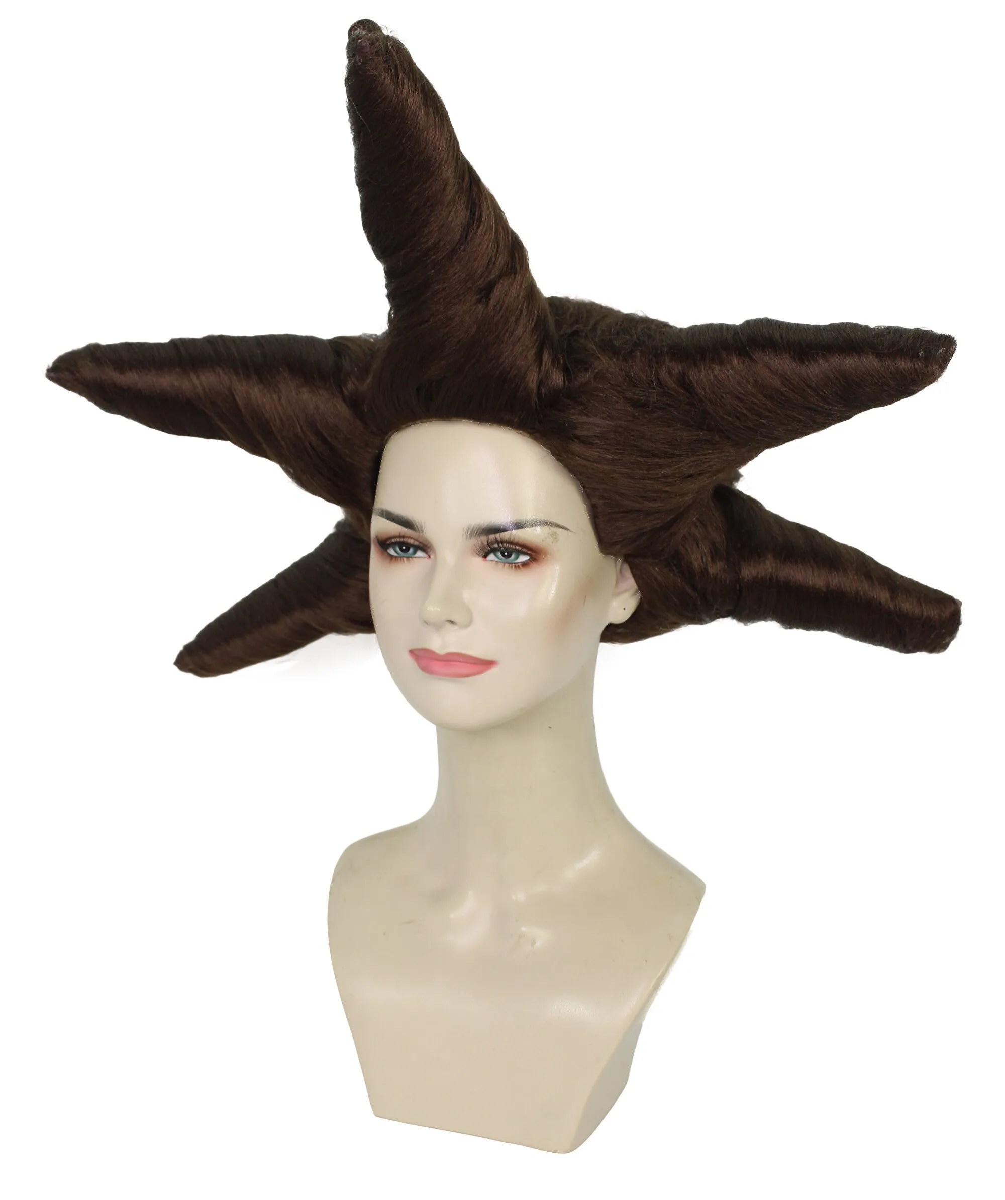 HPO Adult Women's Dramatic Star Shaped Drag Wig I Multiple Color Options I Flame-retardant Synthetic Fiber