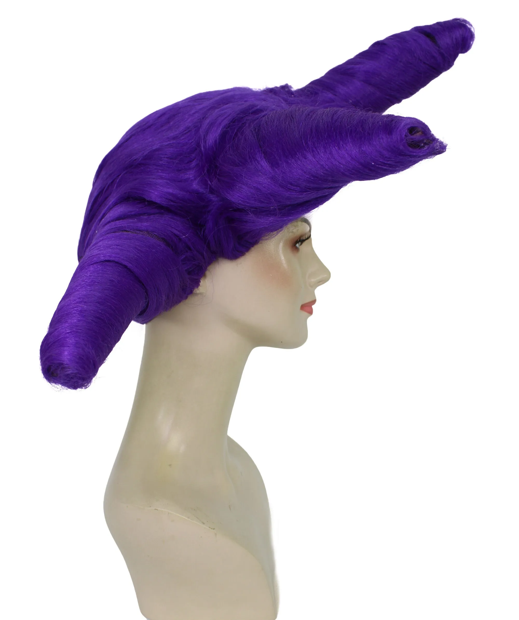 HPO Adult Women's Dramatic Star Shaped Drag Wig I Multiple Color Options I Flame-retardant Synthetic Fiber