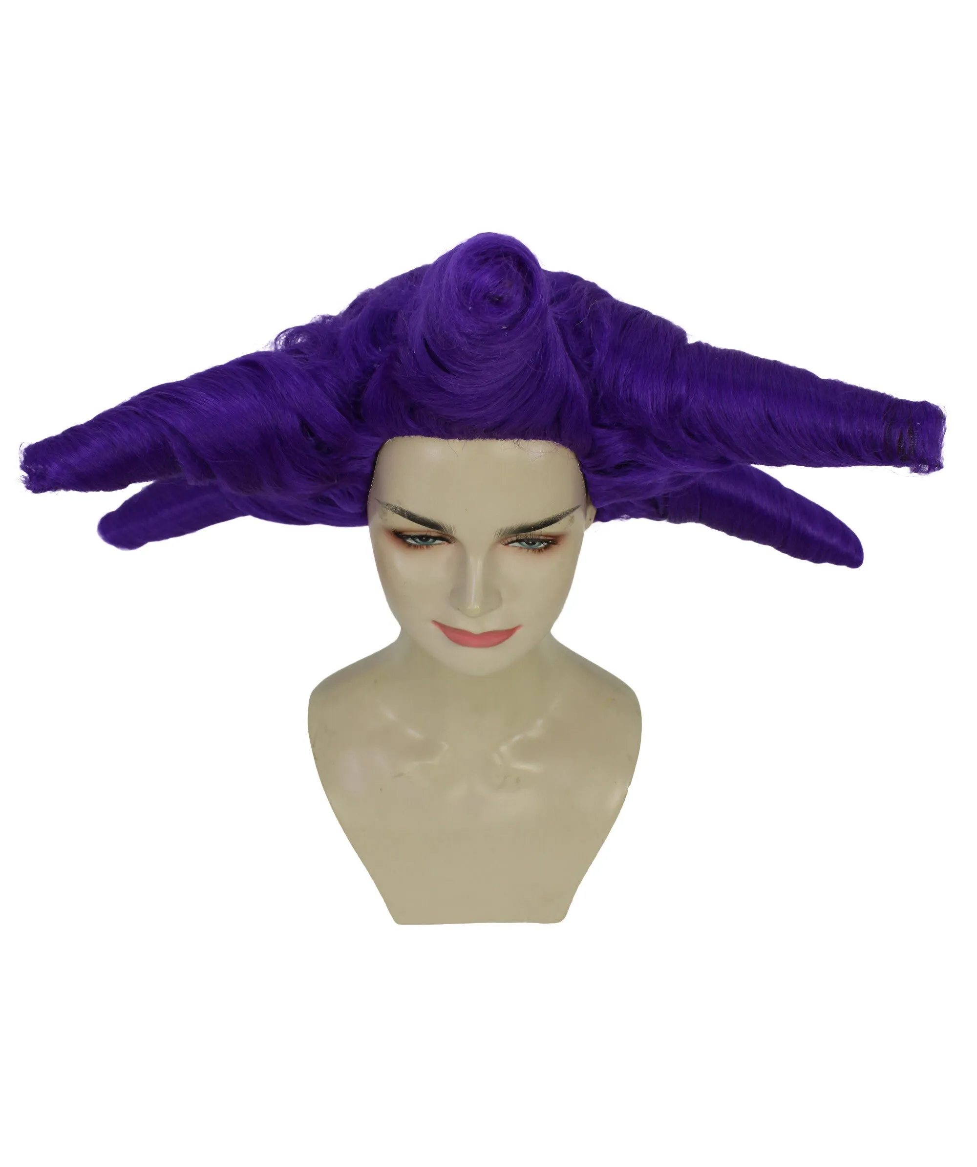 HPO Adult Women's Dramatic Star Shaped Drag Wig I Multiple Color Options I Flame-retardant Synthetic Fiber