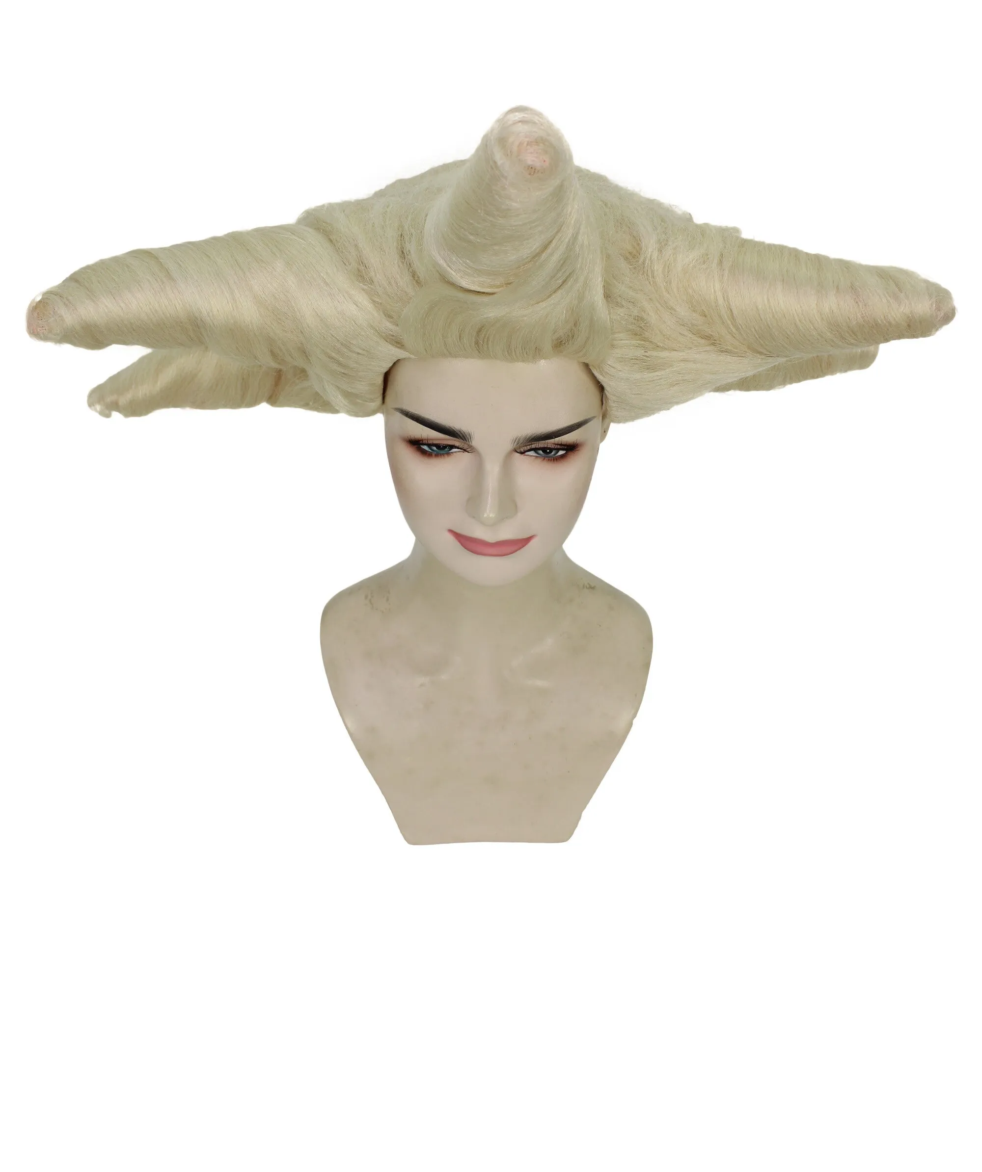 HPO Adult Women's Dramatic Star Shaped Drag Wig I Multiple Color Options I Flame-retardant Synthetic Fiber