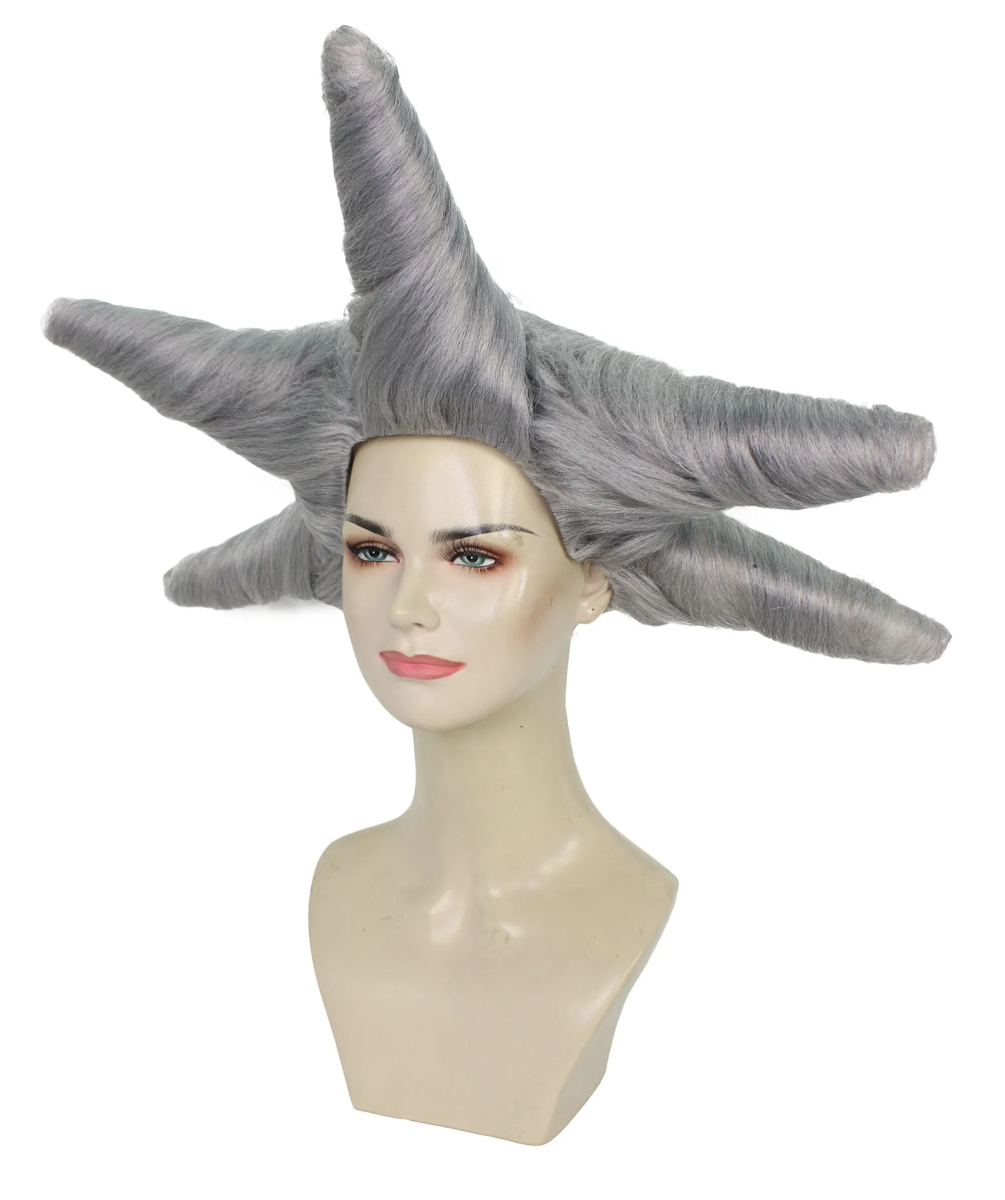 HPO Adult Women's Dramatic Star Shaped Drag Wig I Multiple Color Options I Flame-retardant Synthetic Fiber