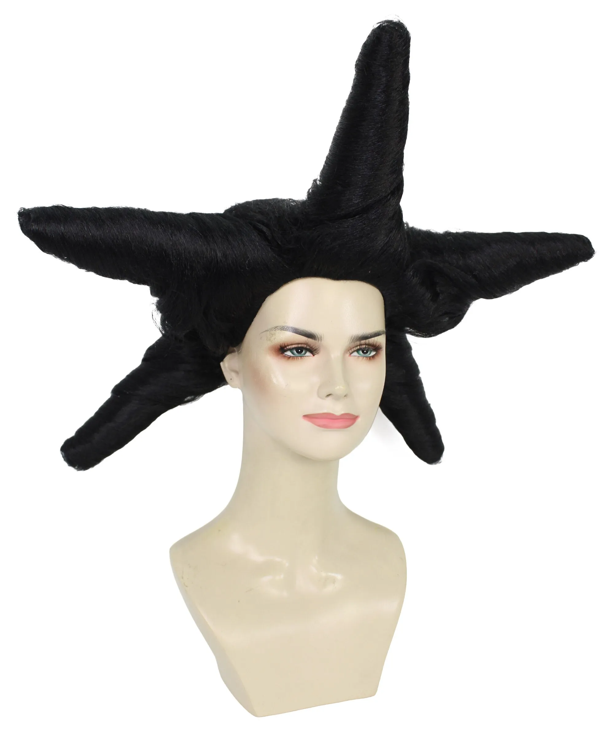 HPO Adult Women's Dramatic Star Shaped Drag Wig I Multiple Color Options I Flame-retardant Synthetic Fiber