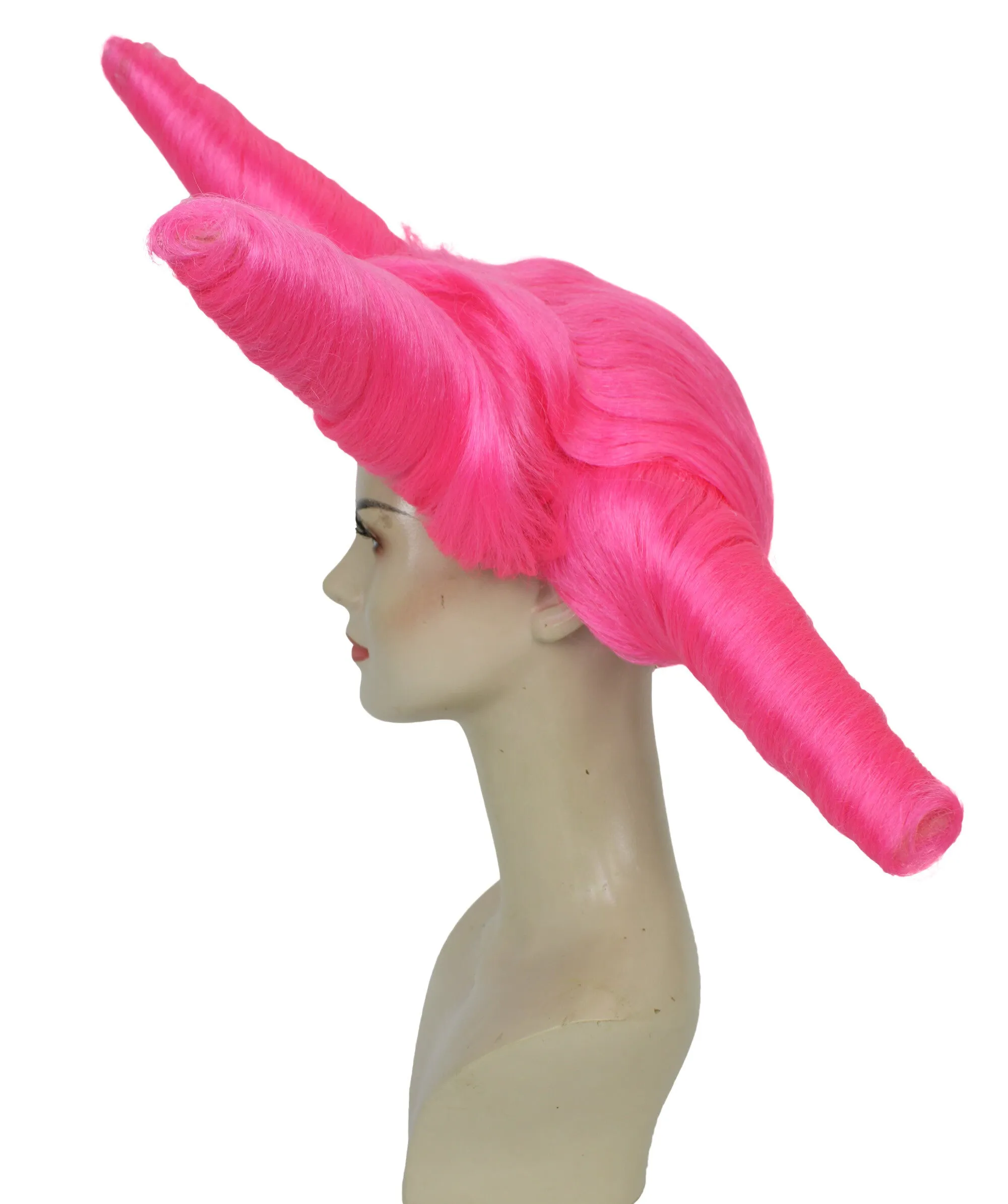 HPO Adult Women's Dramatic Star Shaped Drag Wig I Multiple Color Options I Flame-retardant Synthetic Fiber