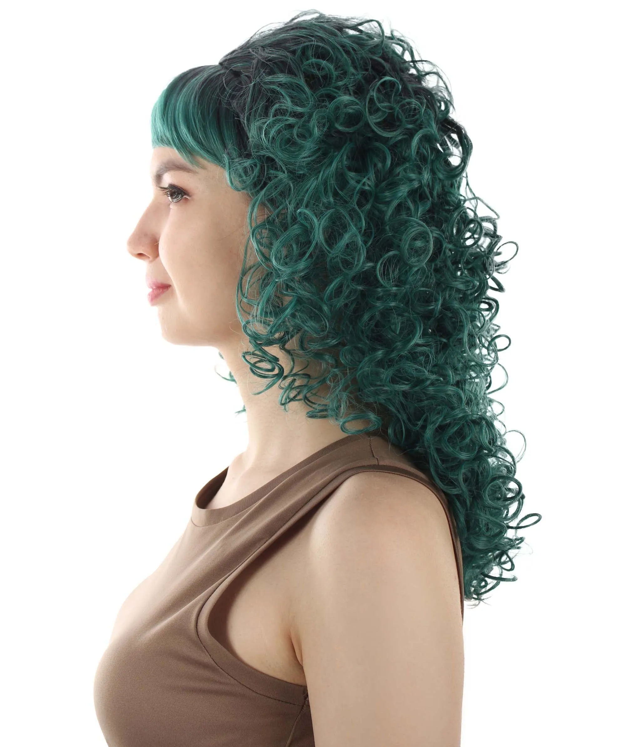 HPO Women's 80's Babe Doll Wig , Multiple Color Options