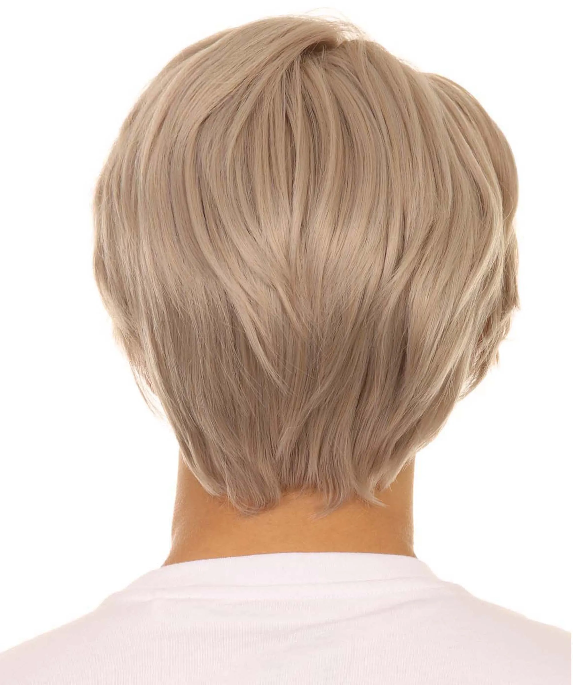 K-Pop Boy Band Two-block Haircut | Men's Multi-Part Lace Front Wig | Premium Halloween Wig