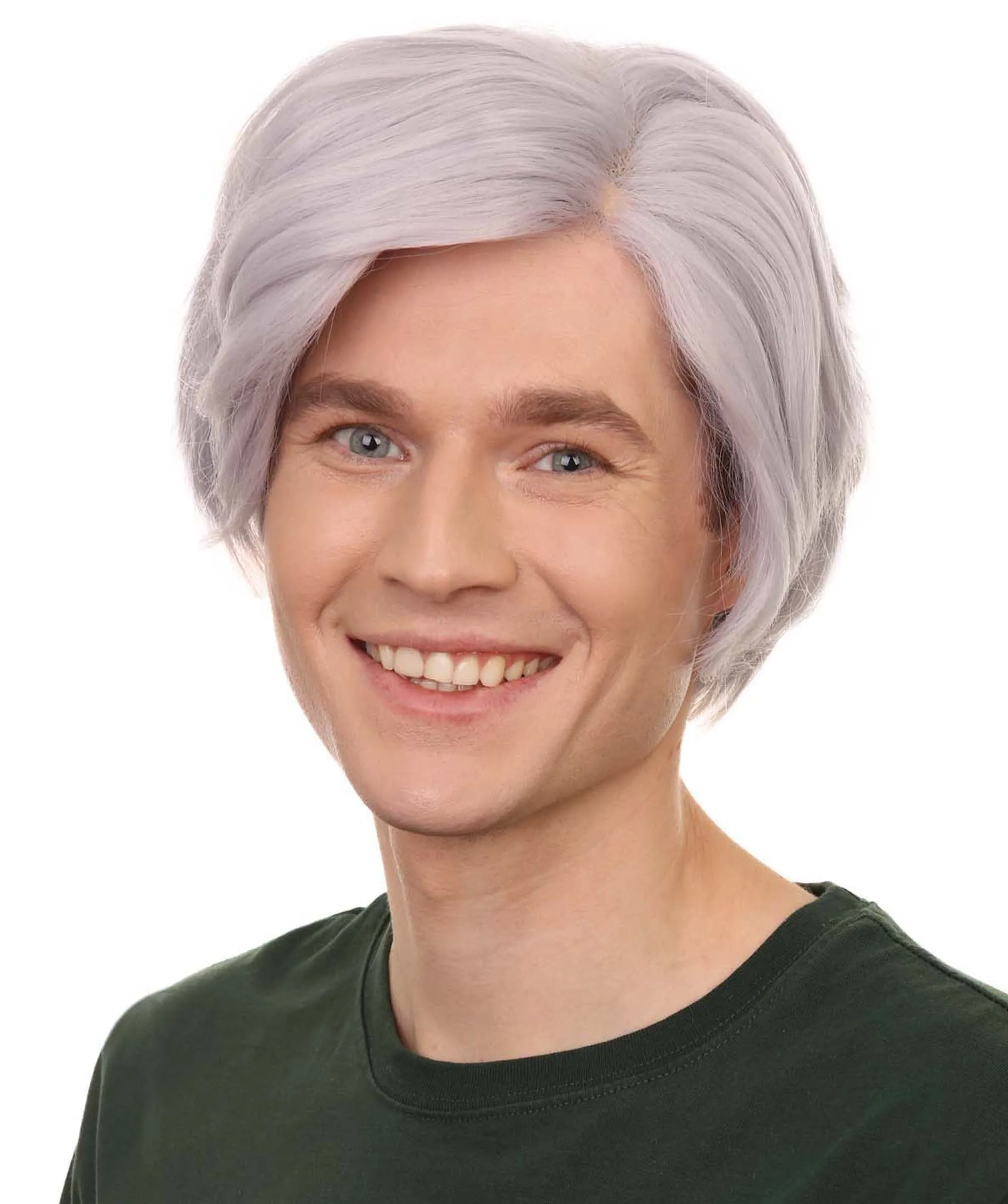 K-Pop Boy Band Two-block Haircut | Men's Multi-Part Lace Front Wig | Premium Halloween Wig