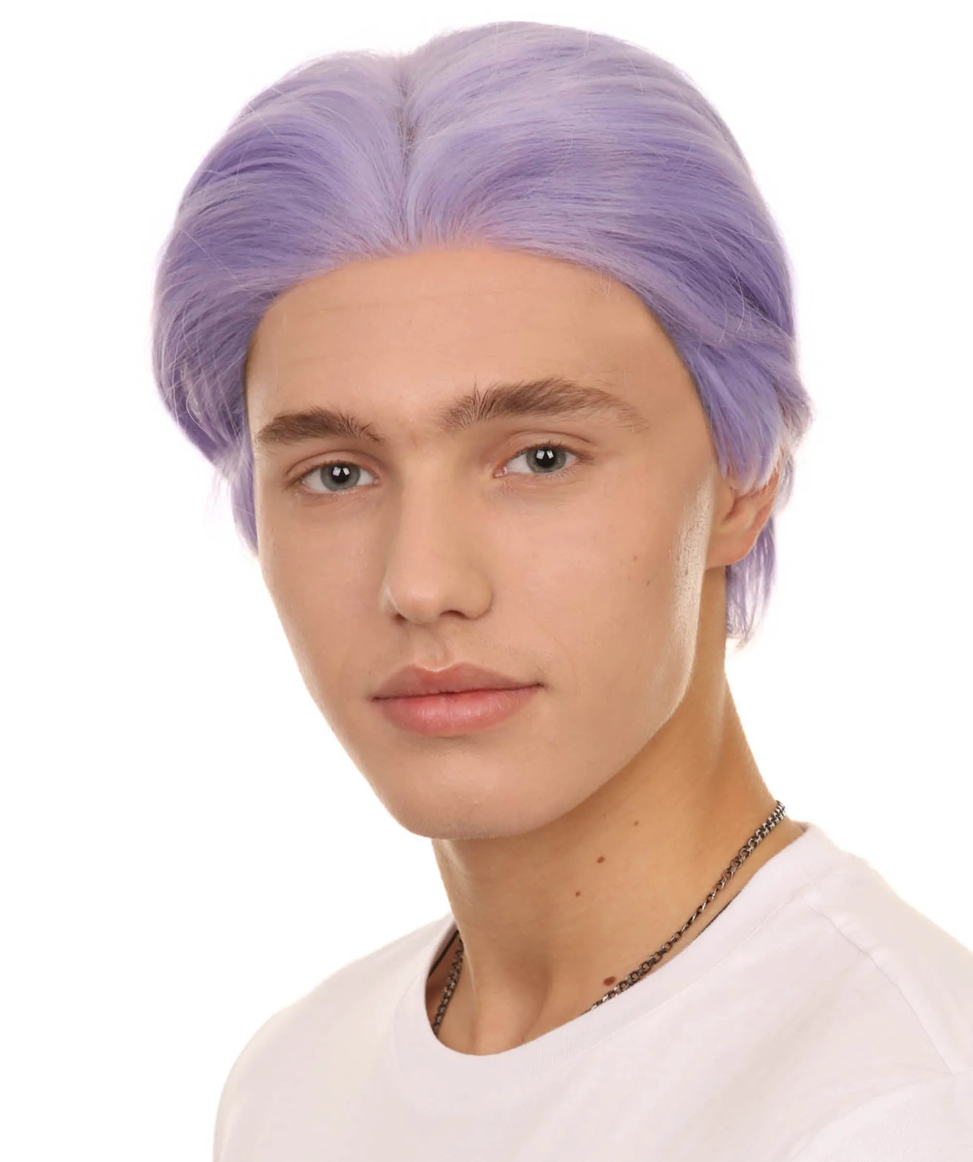 K-Pop Boy Band Two-block Haircut | Men's Multi-Part Lace Front Wig | Premium Halloween Wig