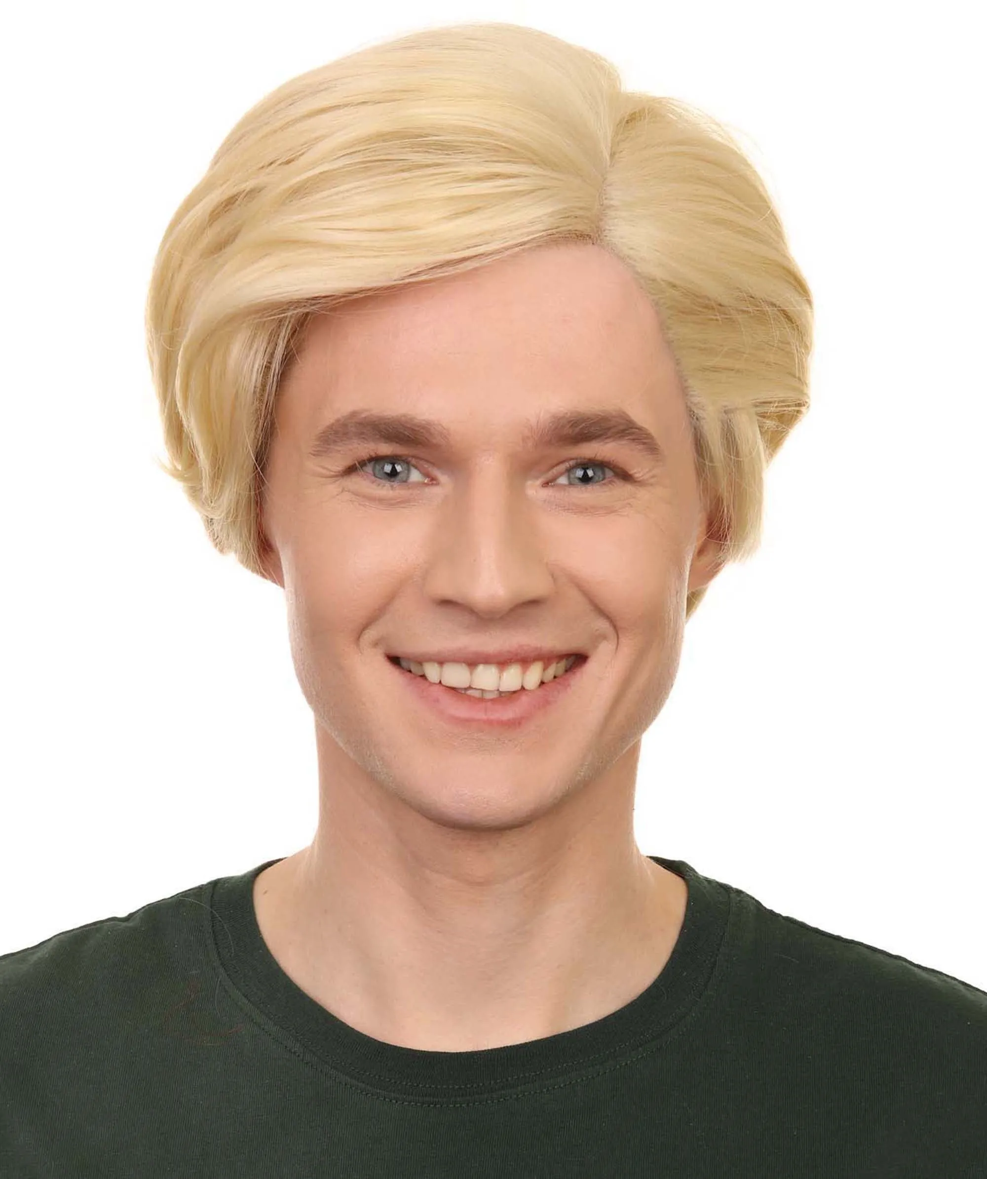 K-Pop Boy Band Two-block Haircut | Men's Multi-Part Lace Front Wig | Premium Halloween Wig