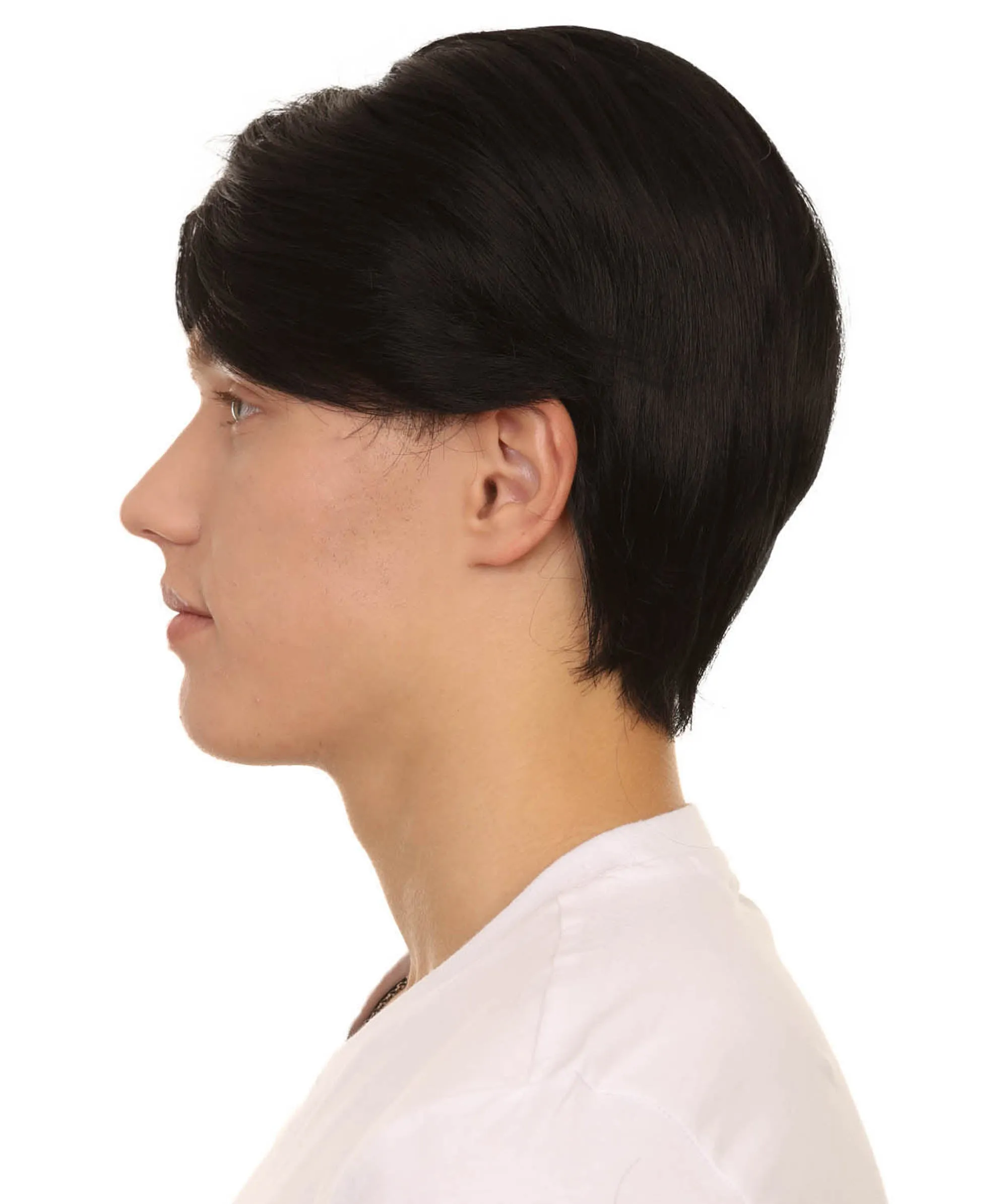 K-Pop Boy Band Two-block Haircut | Men's Multi-Part Lace Front Wig | Premium Halloween Wig