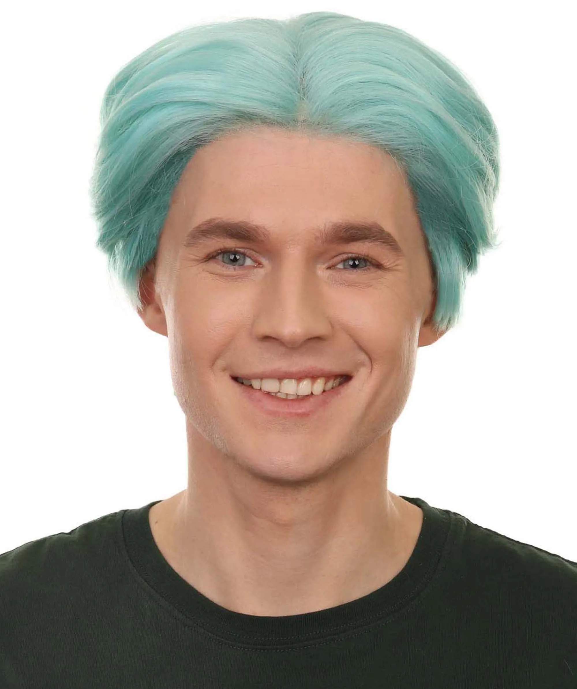 K-Pop Boy Band Two-block Haircut | Men's Multi-Part Lace Front Wig | Premium Halloween Wig