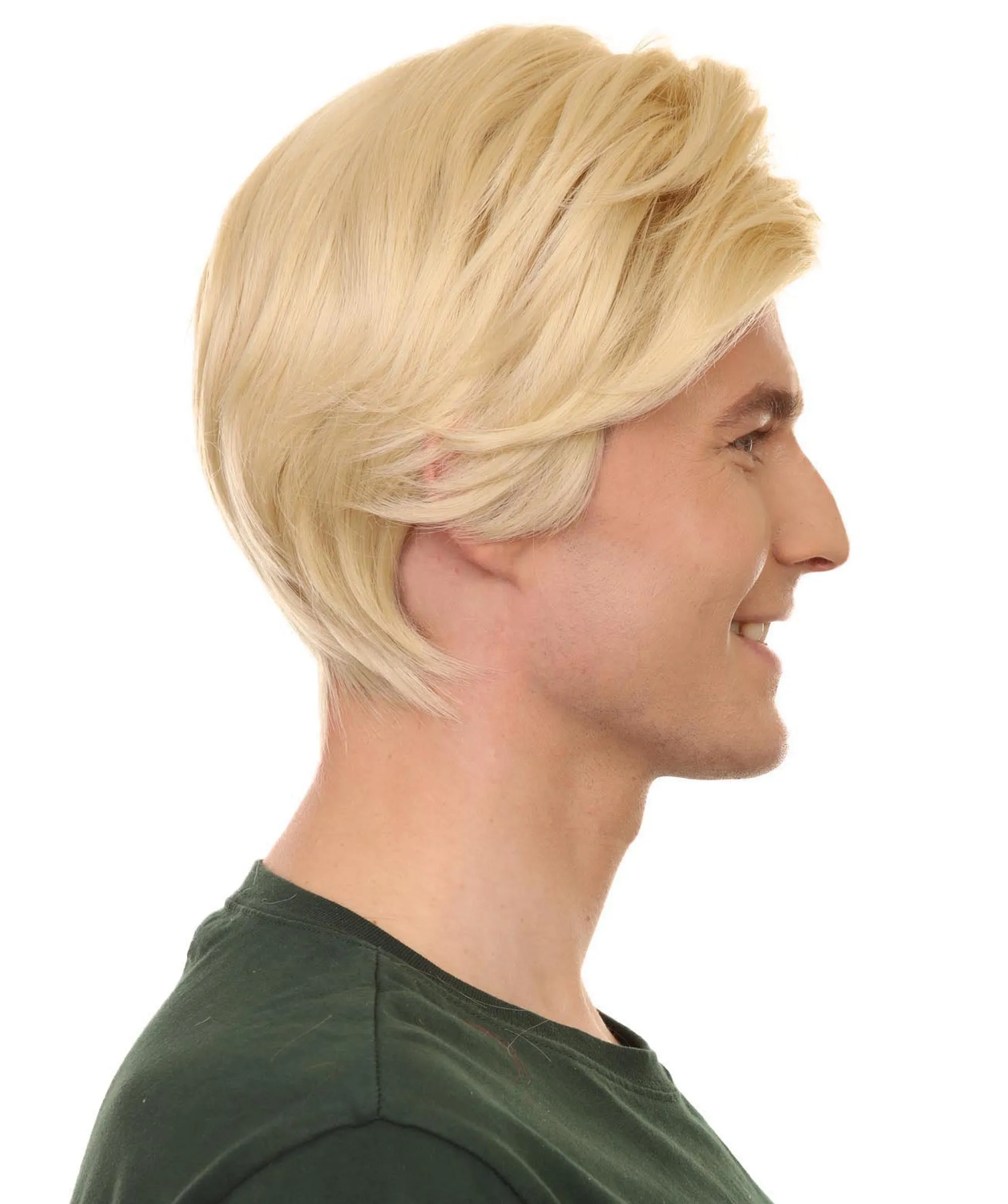 K-Pop Boy Band Two-block Haircut | Men's Multi-Part Lace Front Wig | Premium Halloween Wig