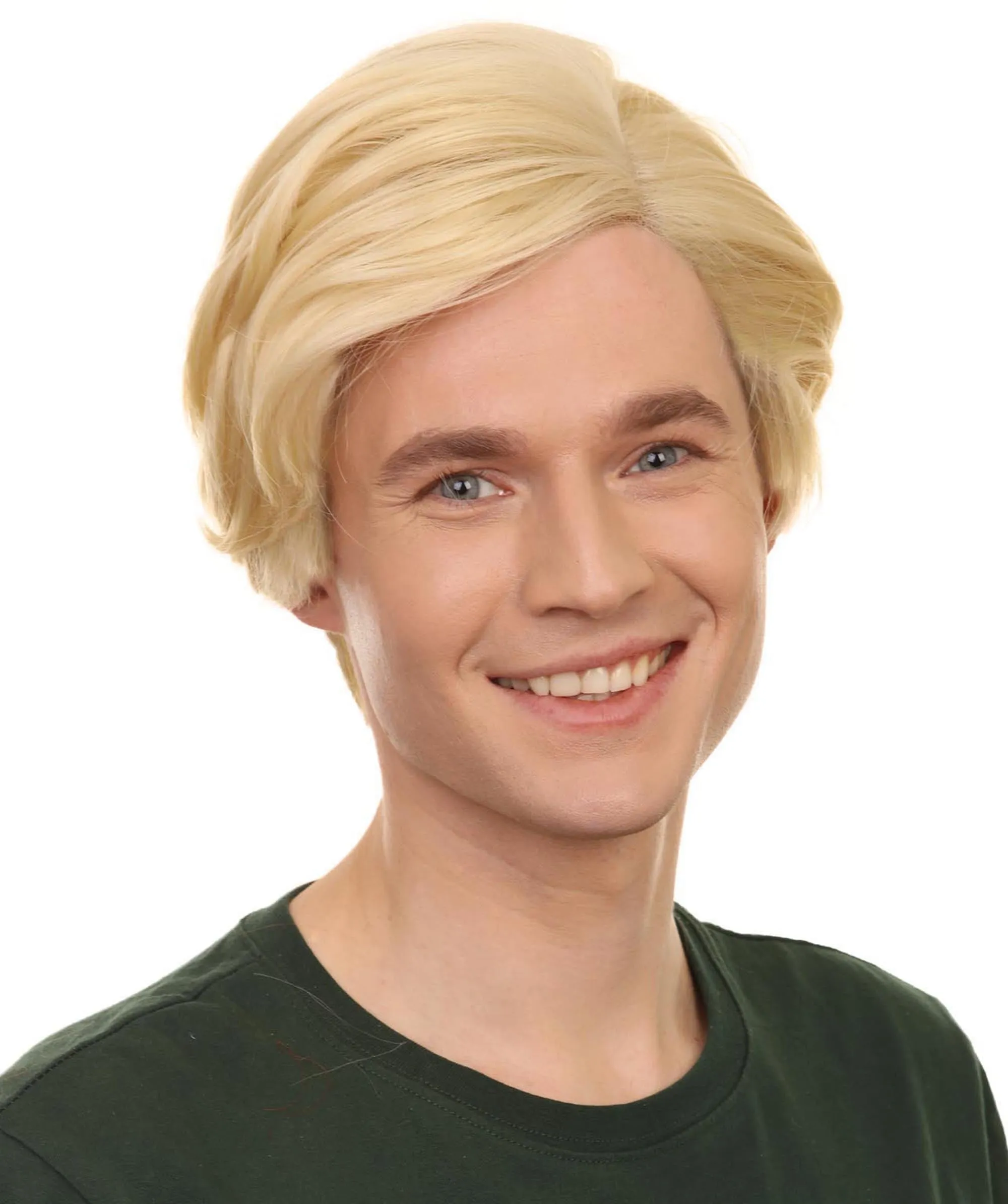 K-Pop Boy Band Two-block Haircut | Men's Multi-Part Lace Front Wig | Premium Halloween Wig