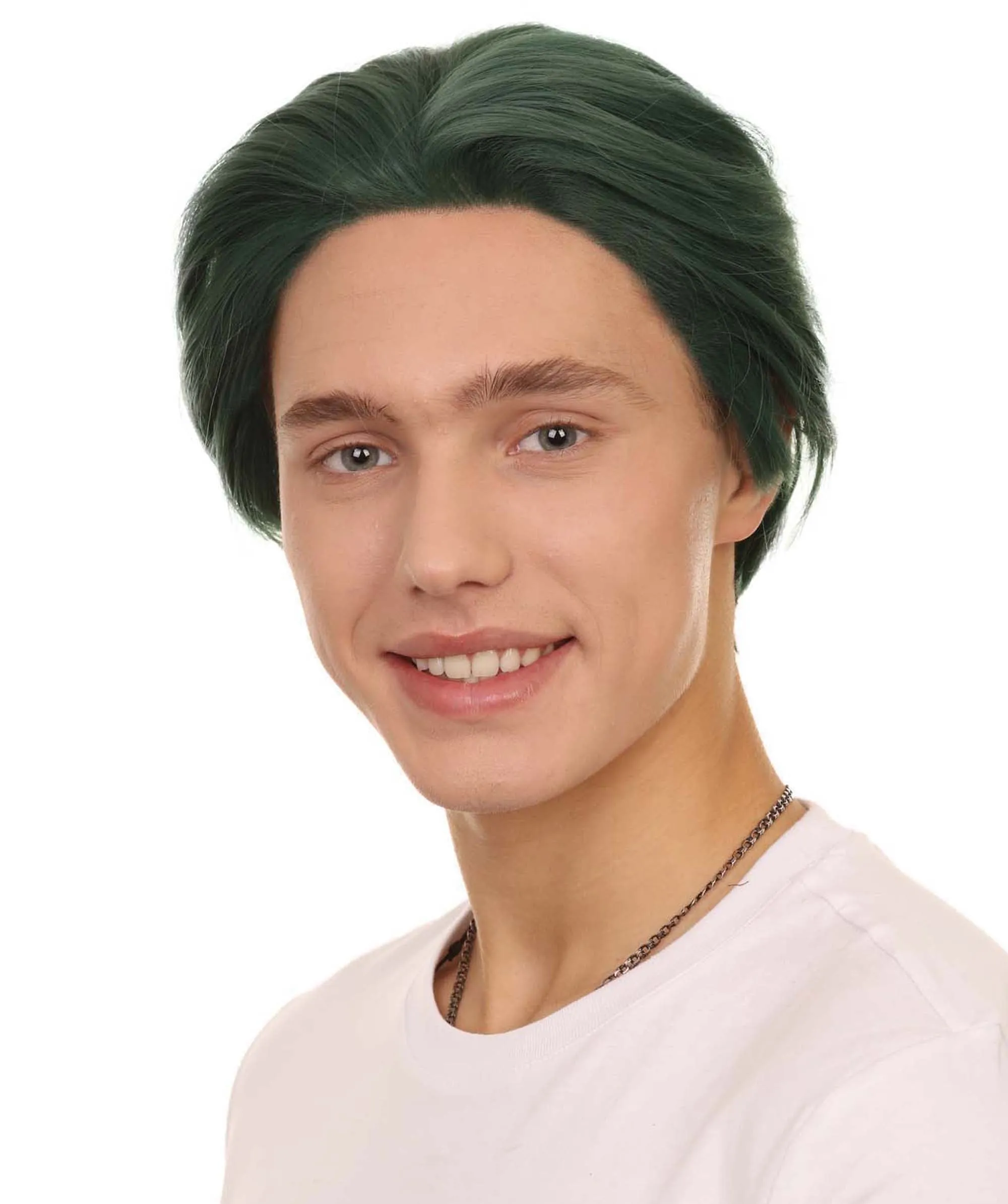 K-Pop Boy Band Two-block Haircut | Men's Multi-Part Lace Front Wig | Premium Halloween Wig