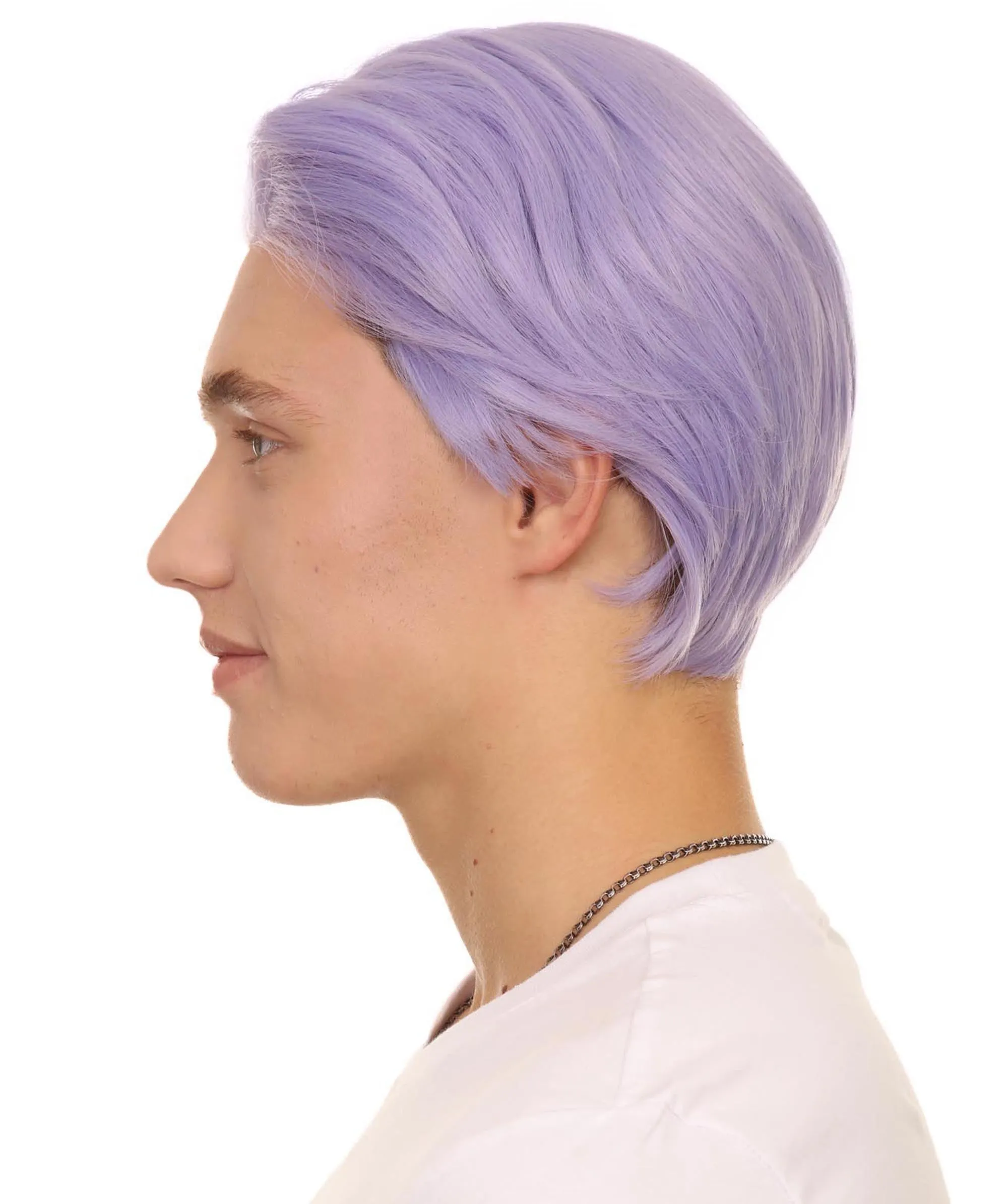 K-Pop Boy Band Two-block Haircut | Men's Multi-Part Lace Front Wig | Premium Halloween Wig