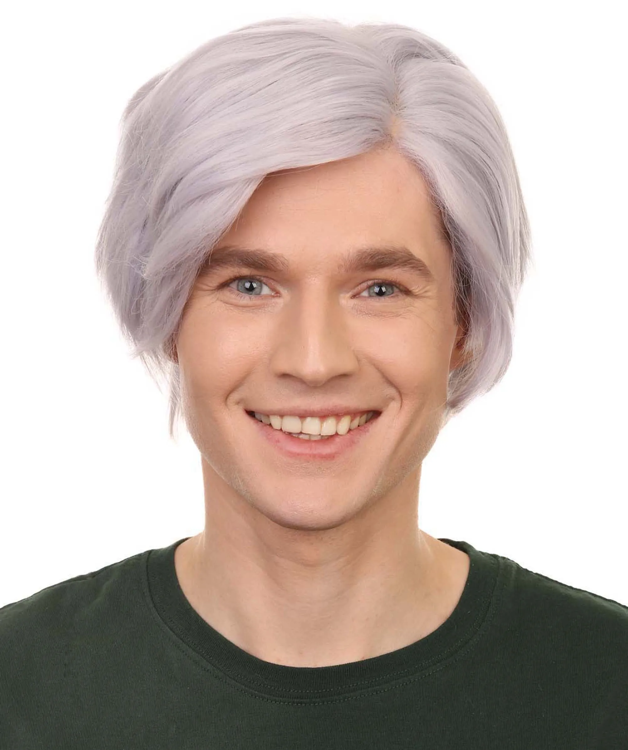 K-Pop Boy Band Two-block Haircut | Men's Multi-Part Lace Front Wig | Premium Halloween Wig