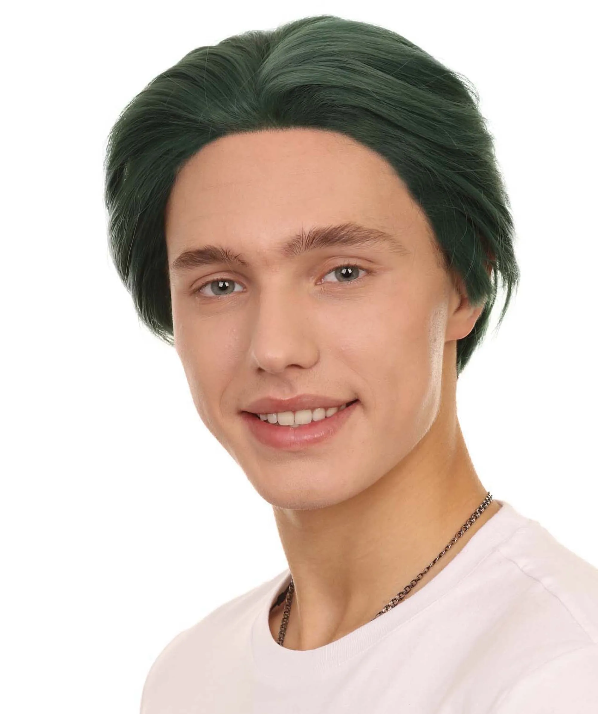 K-Pop Boy Band Two-block Haircut | Men's Multi-Part Lace Front Wig | Premium Halloween Wig