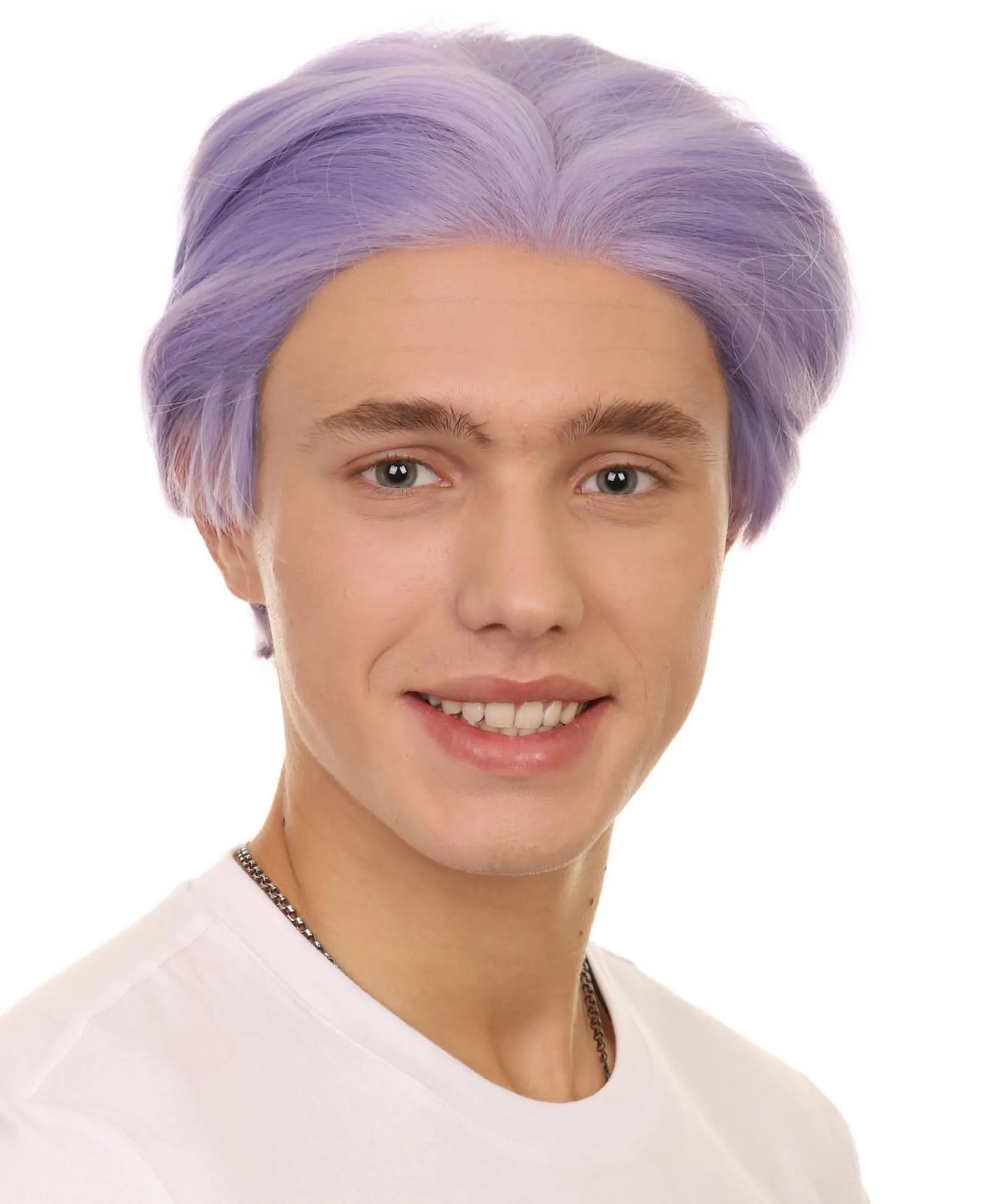 K-Pop Boy Band Two-block Haircut | Men's Multi-Part Lace Front Wig | Premium Halloween Wig