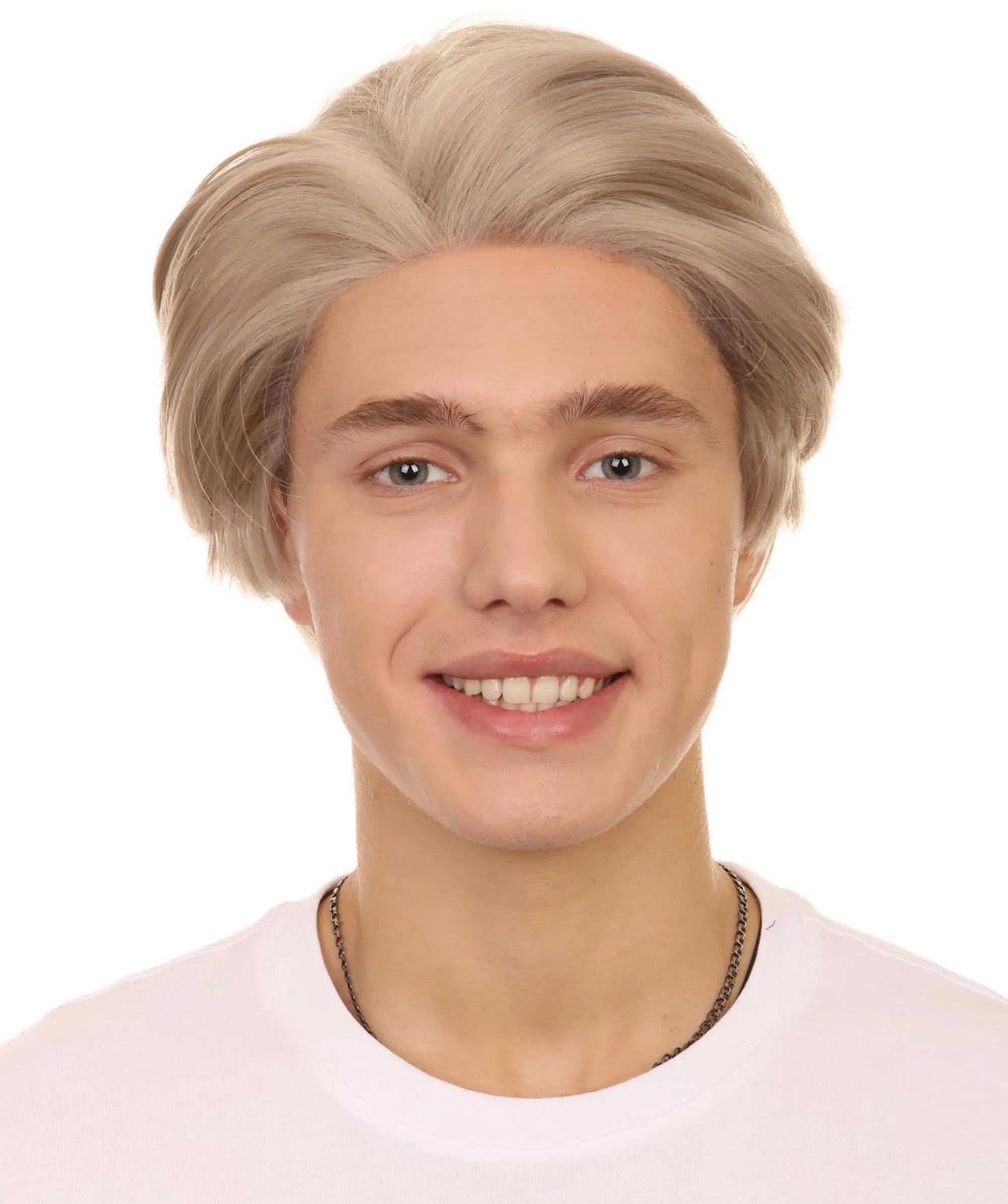 K-Pop Boy Band Two-block Haircut | Men's Multi-Part Lace Front Wig | Premium Halloween Wig