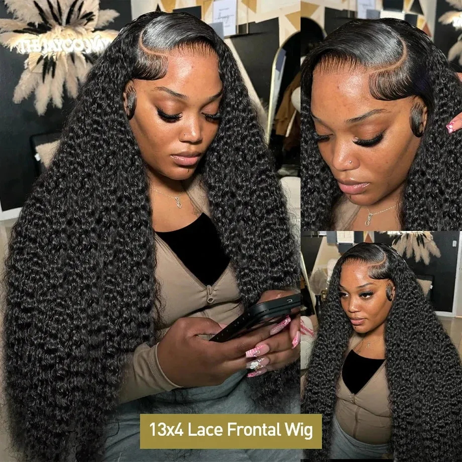 Kinky Curly 13x4 Lace Front Human Hair Wig – Premium Glueless & Pre-Plucked for Women