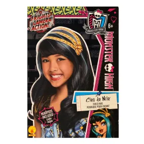 Monster High Wig Girls Fancy Dress Character Hair Kids 6 