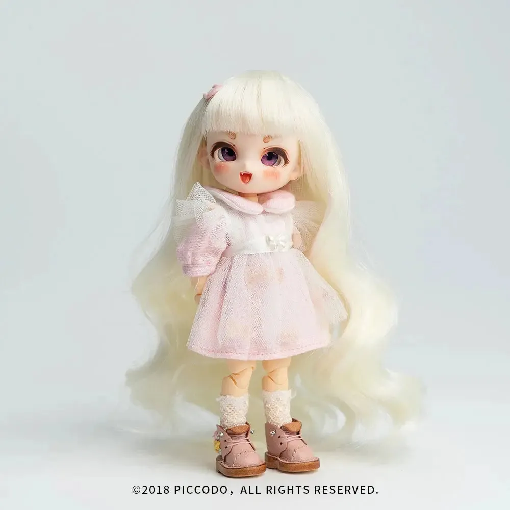 OB11 Doll Wigs | Soft Cute Hair with Bangs, Long Hair Wig for 1/12 BJD, GSC, YMY Dolls