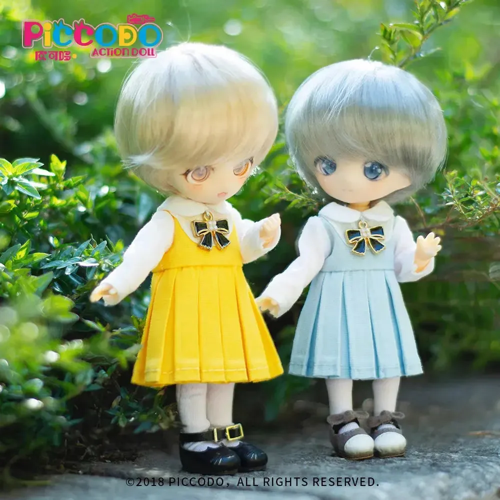 OB11 Doll Wigs | Soft Cute Hair with Bangs, Long Hair Wig for 1/12 BJD, GSC, YMY Dolls