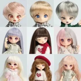 OB11 Doll Wigs | Soft Cute Hair with Bangs, Long Hair Wig for 1/12 BJD, GSC, YMY Dolls