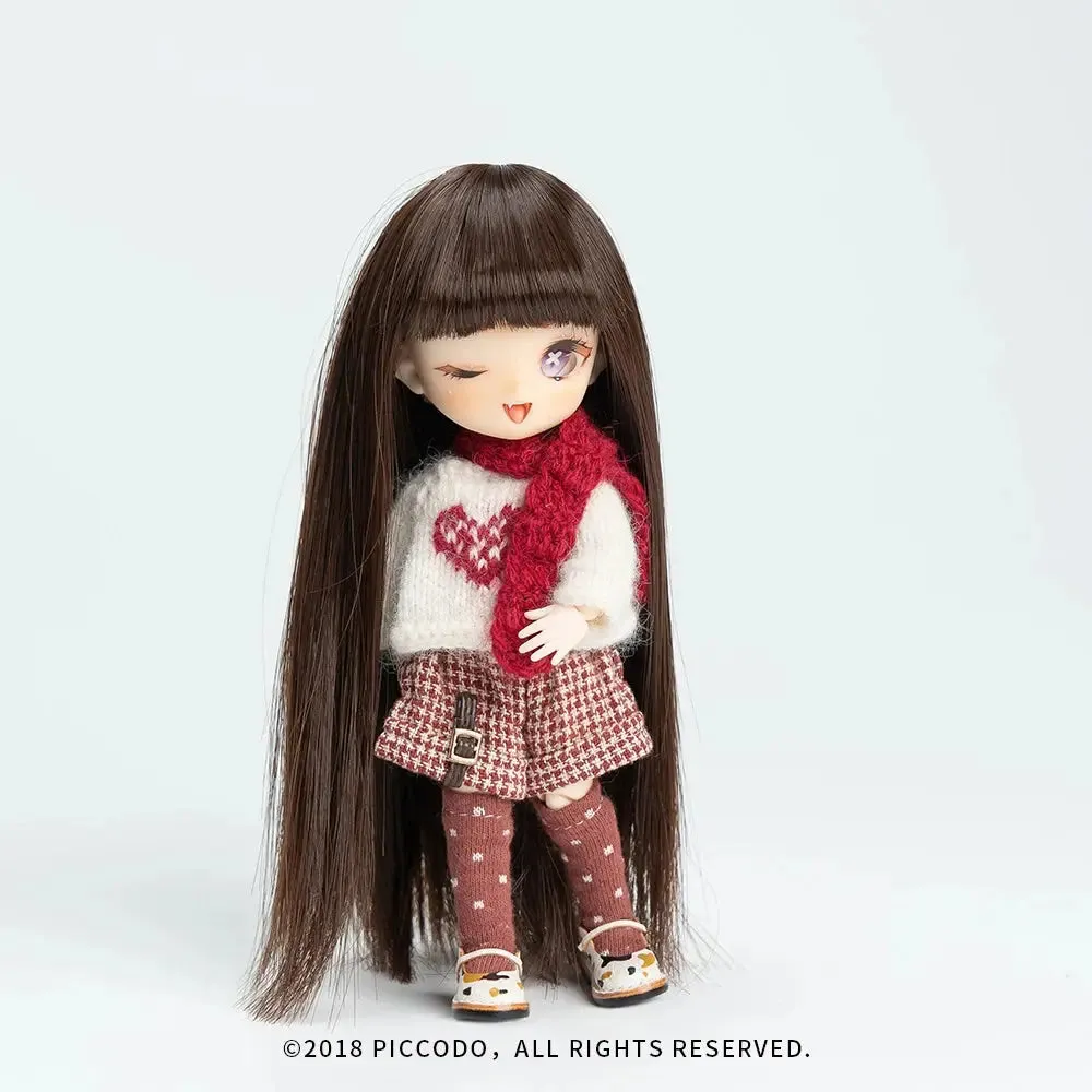 OB11 Doll Wigs | Soft Cute Hair with Bangs, Long Hair Wig for 1/12 BJD, GSC, YMY Dolls