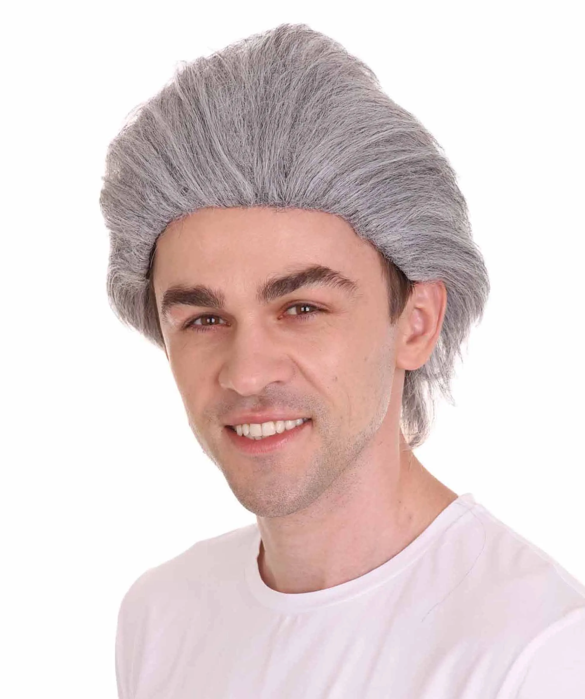 Old-Men Wig | Grey Party Wigs | Premium Breathable Capless Cap