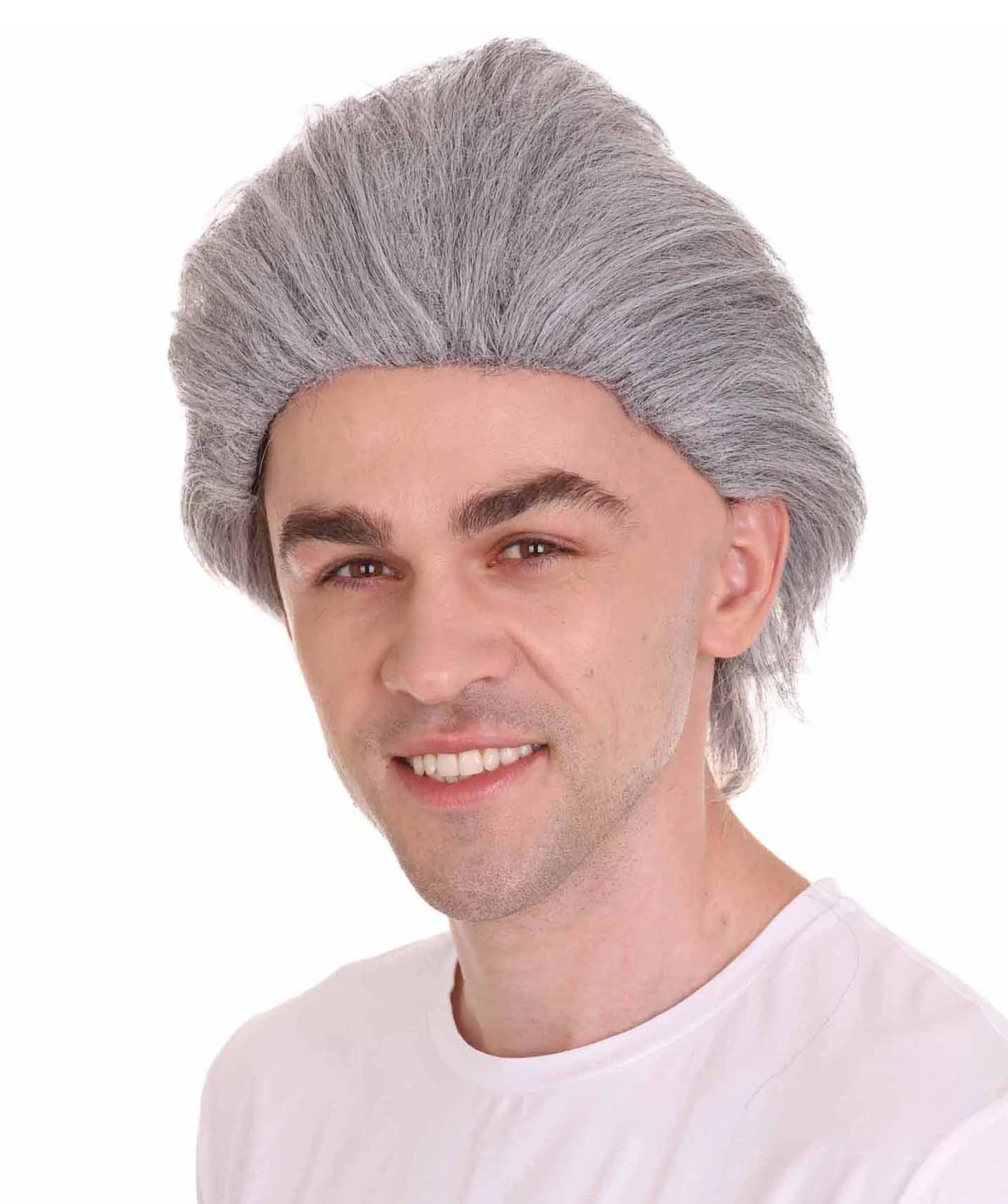 Old-Men Wig | Grey Party Wigs | Premium Breathable Capless Cap