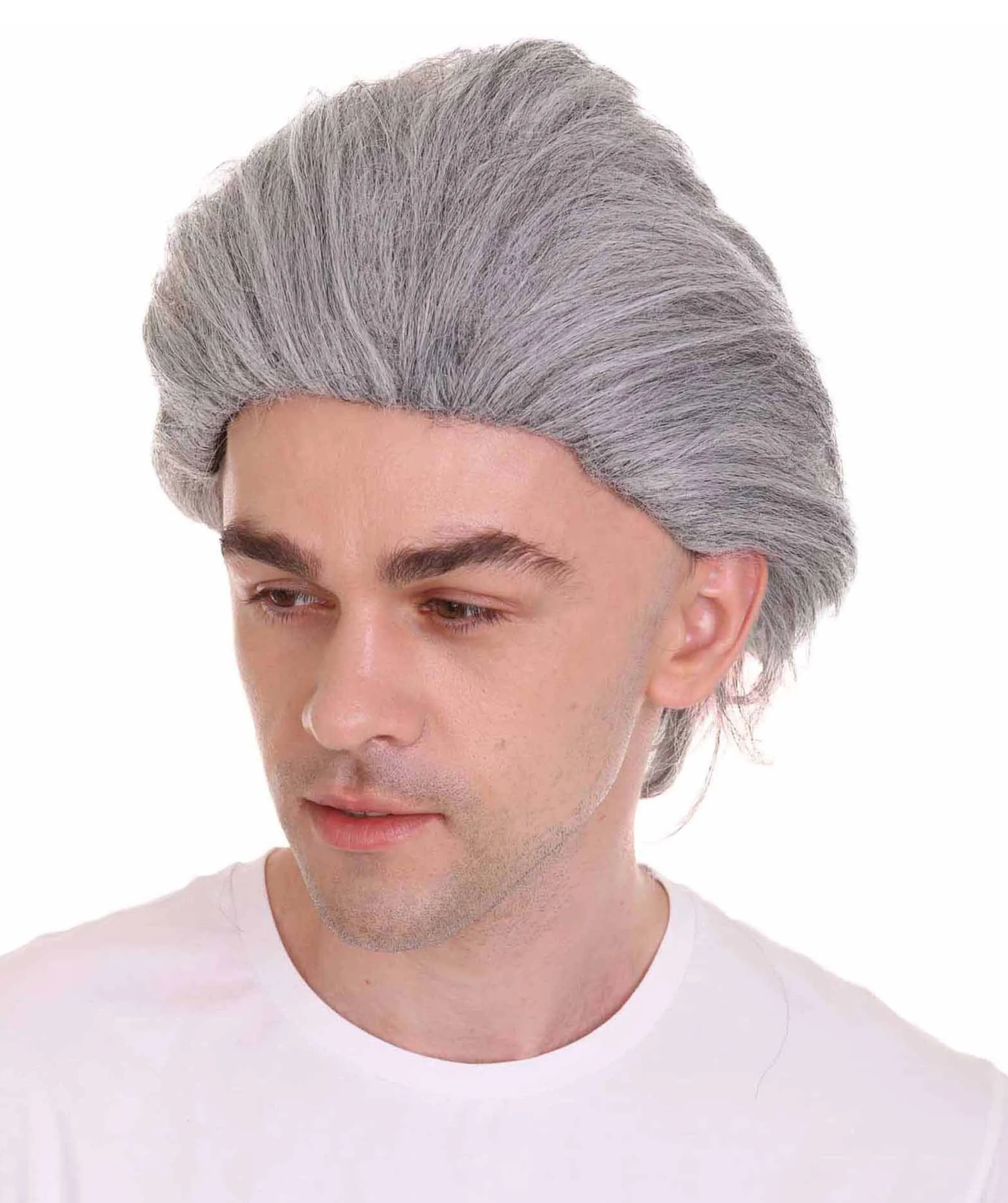 Old-Men Wig | Grey Party Wigs | Premium Breathable Capless Cap